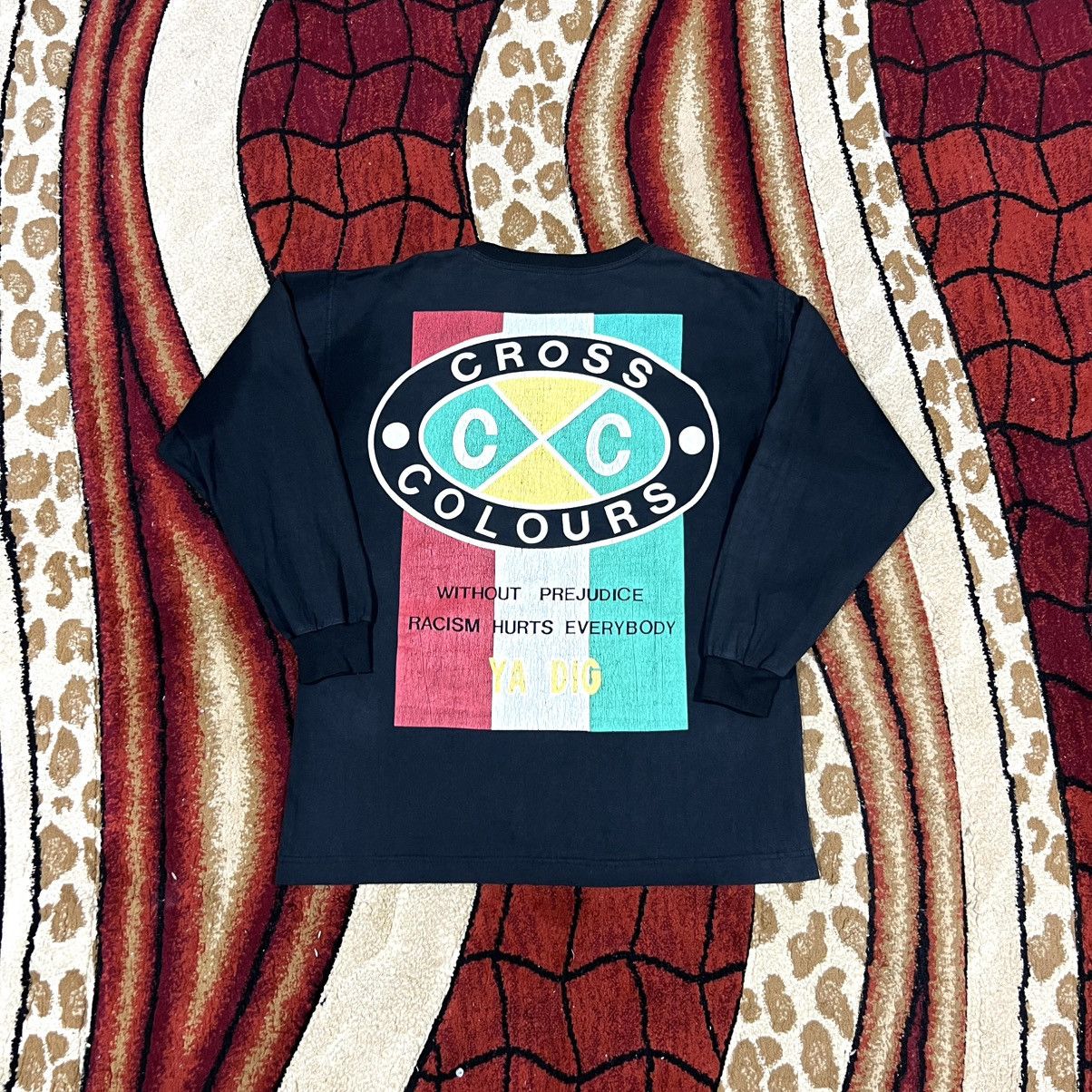 Cross Colours Vintage Faded Cross Colours Rare T Shirt Size US L / EU 52-54 / 3 - 1 Thumbnail