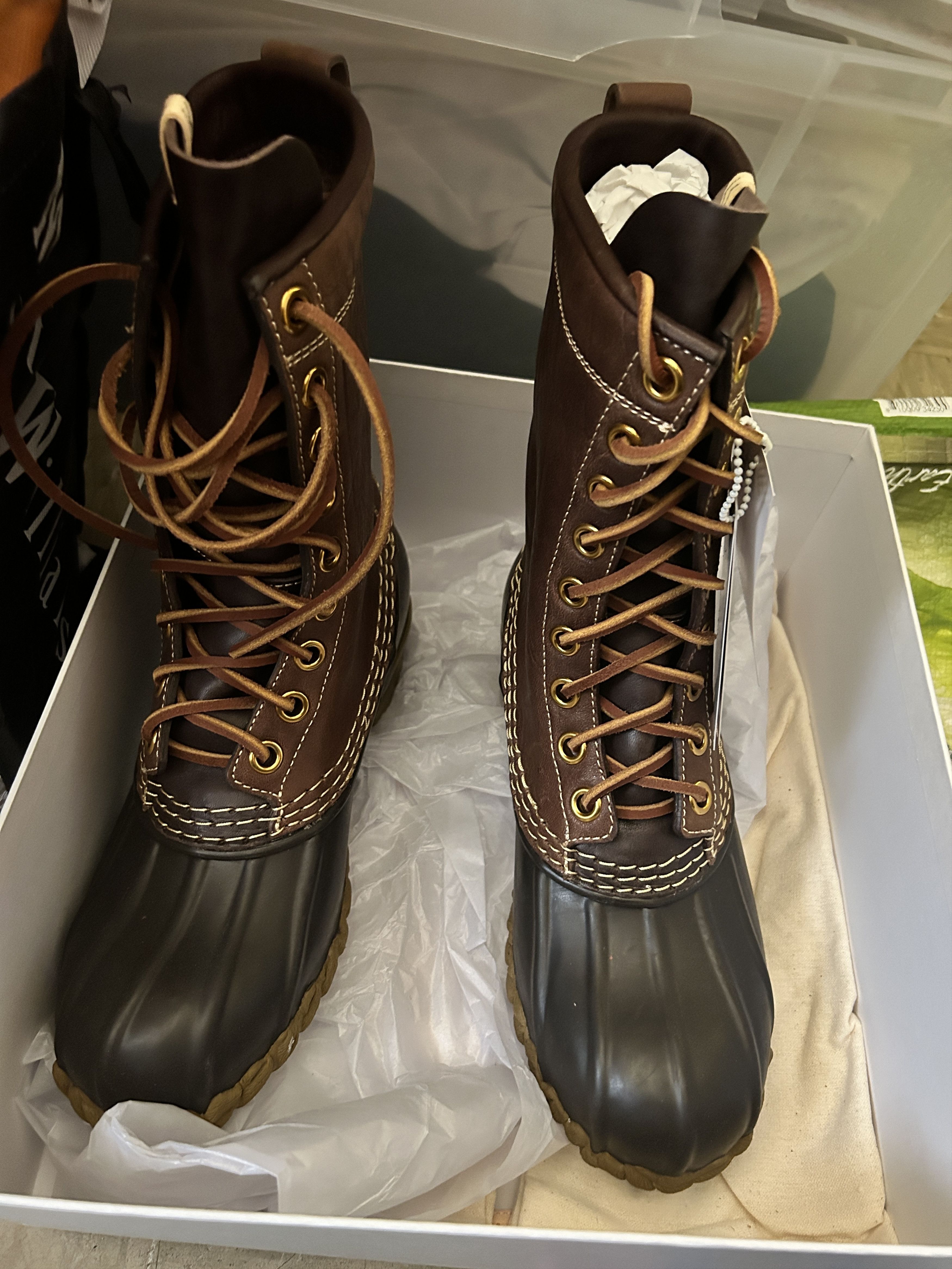 Visvim Decoy Duck Boot Folk Dark Brown size 9