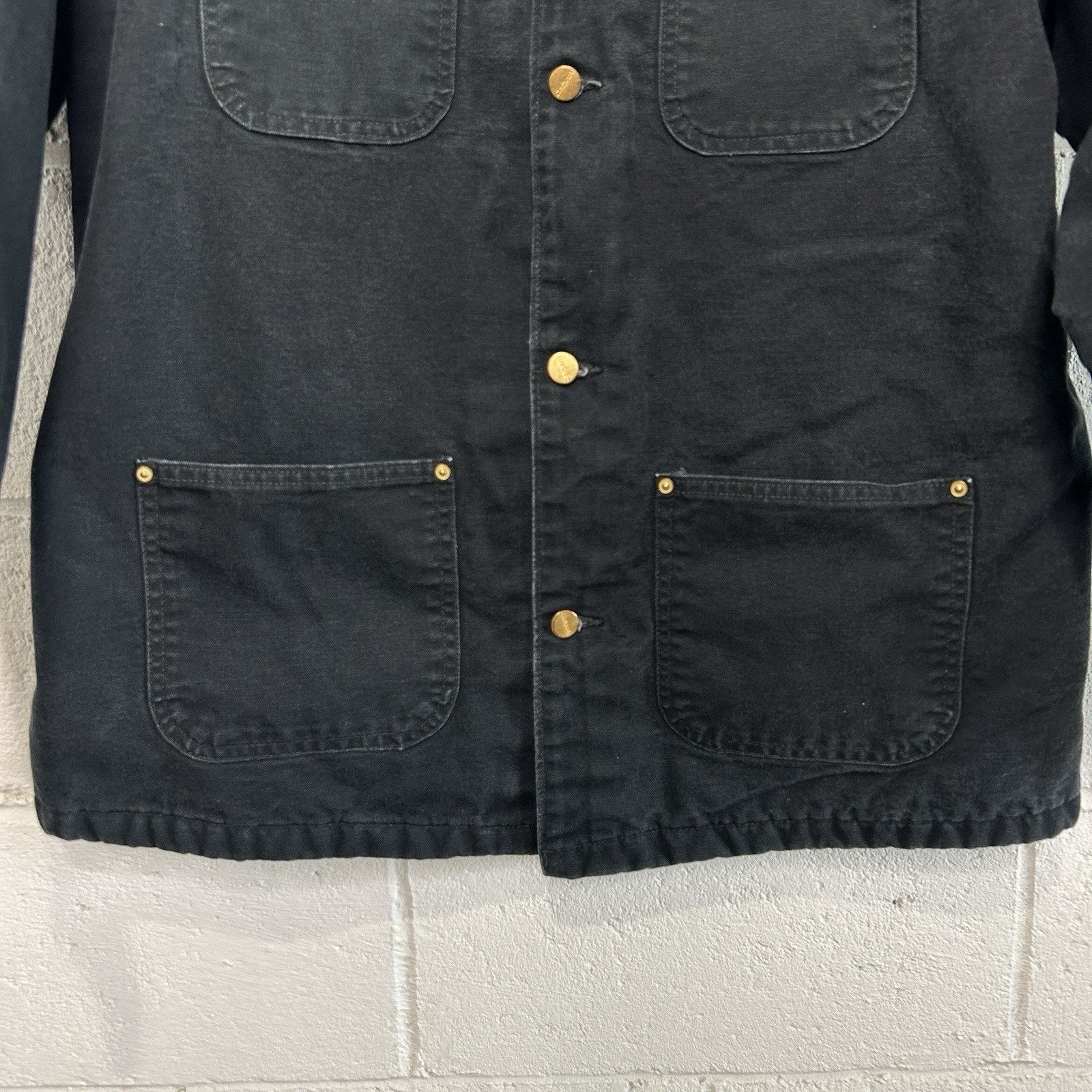 Carhartt Vintage Carhartt Blanket-Lined Chore Coat “Black” C01 BLK Size US XL / EU 56 / 4 - 4 Thumbnail