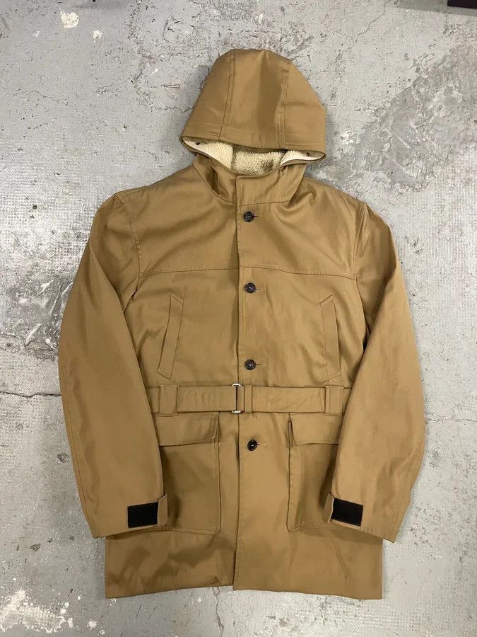 Prada FW1999 Prada Beige Buttoned Hooded 2 in 1 Coat Size US M / EU 48-50 / 2 - 1 Thumbnail