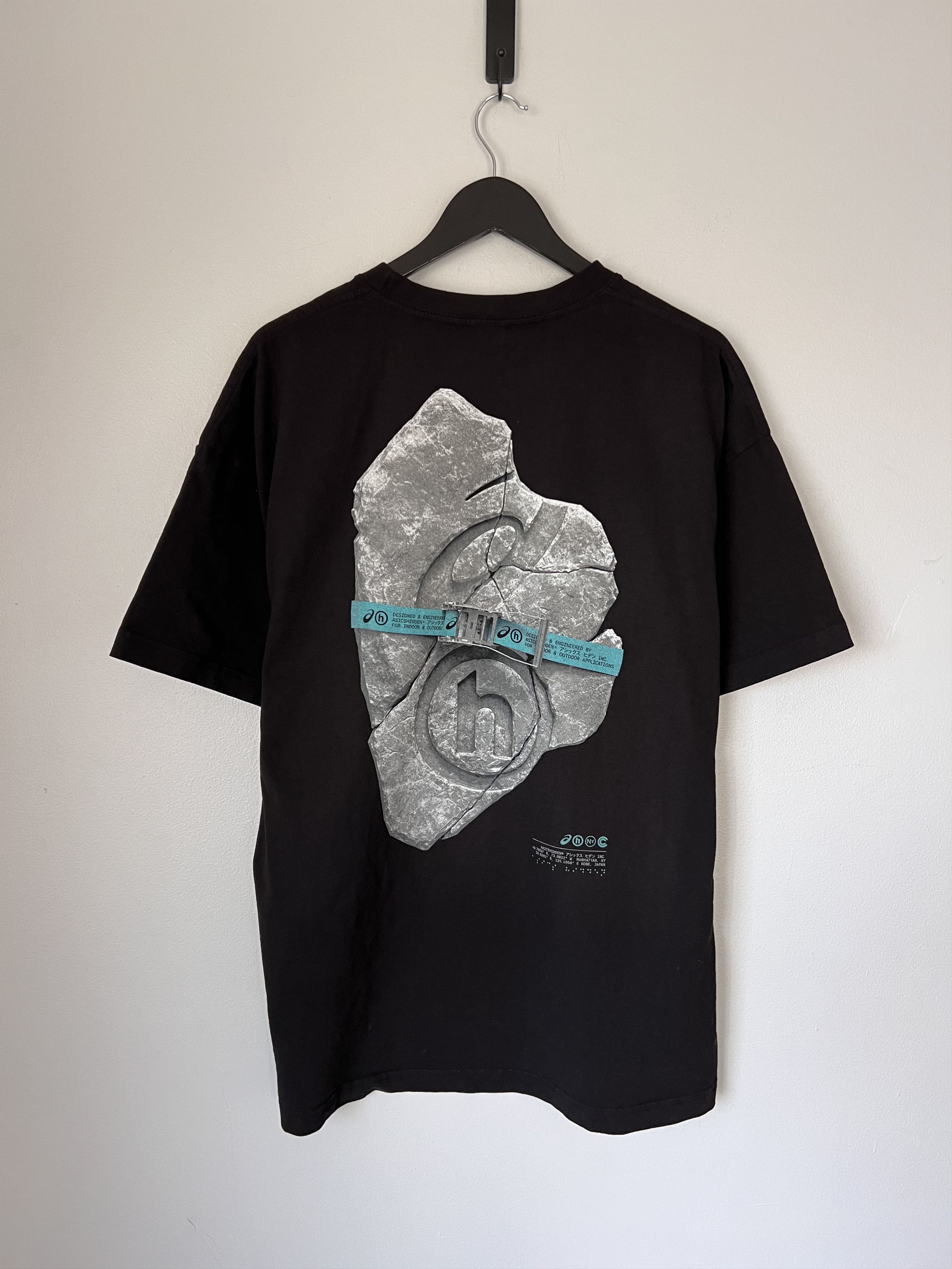 Asics × HIDDEN Hidden NY Asics Pretech Stone Tee in Black | Grailed