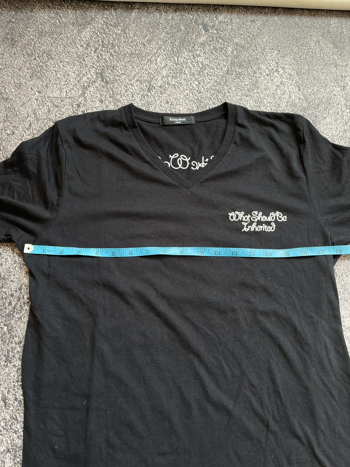 Japanese Brand Y2k crazy devil ifsixwasnije vneck tshirt Size US M / EU 48-50 / 2 - 8 Thumbnail