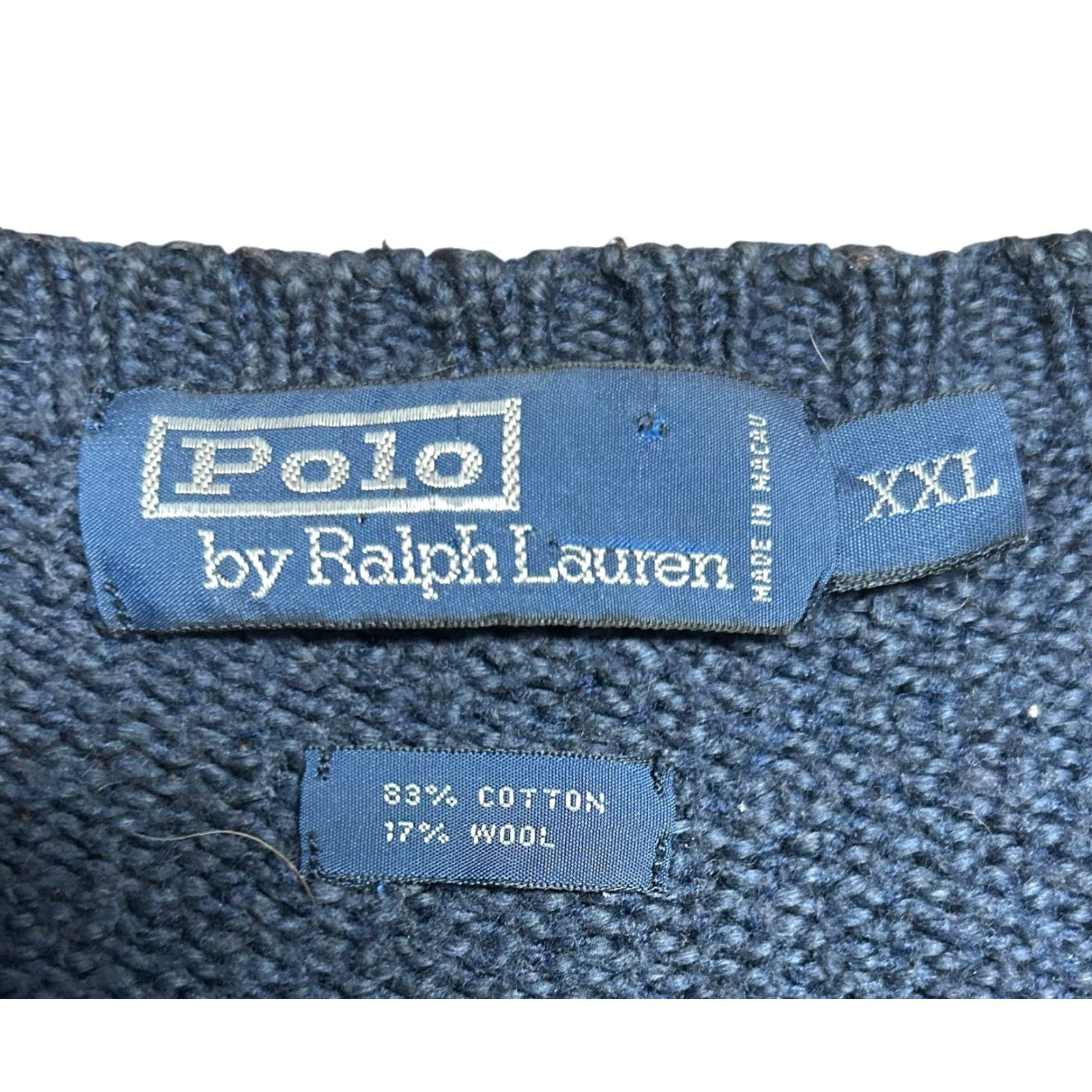 Ralph Lauren Polo Ralph Lauren Crew Neck Sweater Mens 2XL Wool Blend Pullover Blue Knit Regular Tailored Classic Size US XXL / EU 58 / 5 - 7 Thumbnail