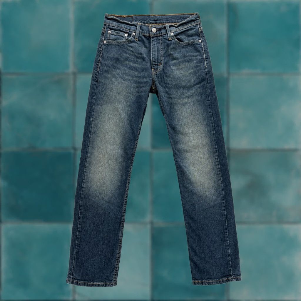 Levi's Levis 513 Jeans Mens 28x30 Blue Medium Wash Slim Straight Stretch Denim Pants Size US 28 / EU 44 - 1 Thumbnail