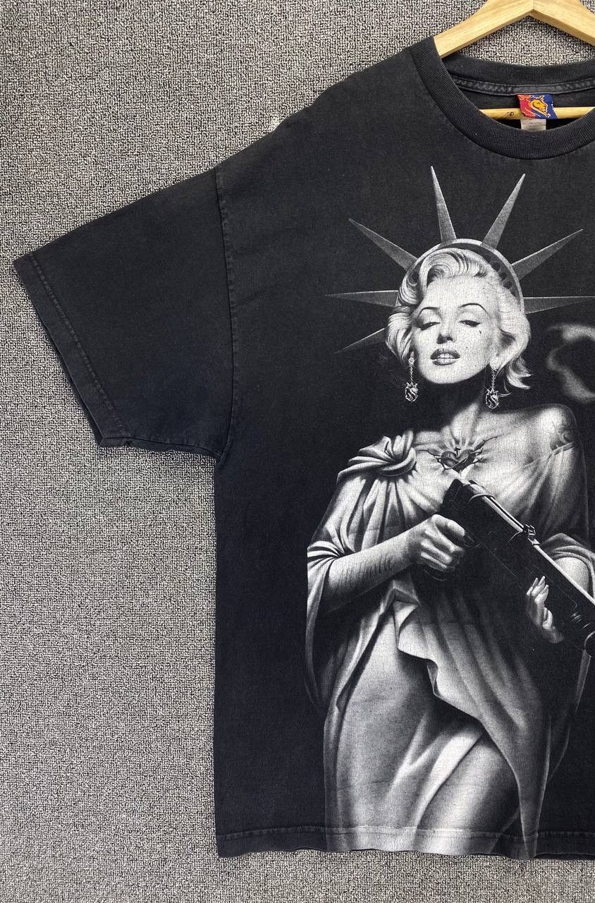 Band Tees Vintage Marilyn Monroe Punk Rock Band Tees T Shirts Size US XL / EU 56 / 4 - 2 Thumbnail