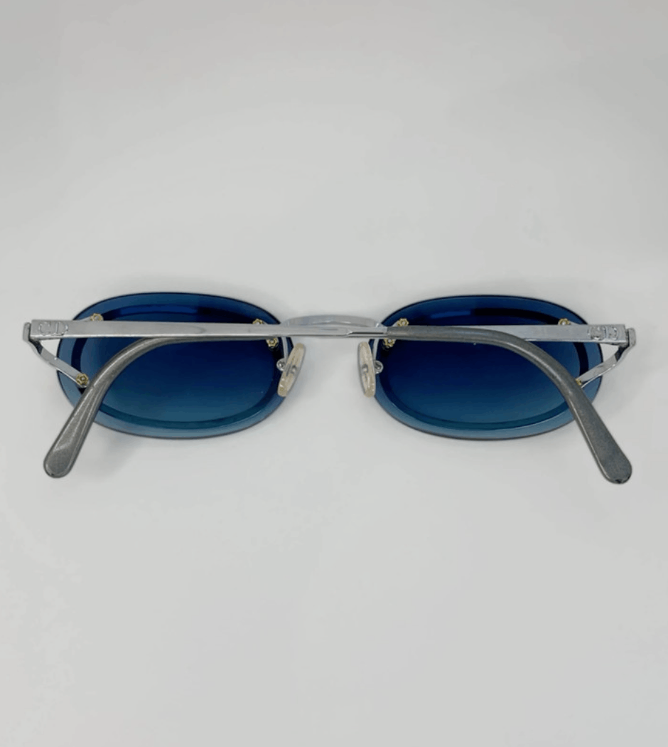 Christian Dior Monsieur × Dior × Vintage DIOR Sunglasses Pop Rectangle Wrap Straps Logo RI1018 Size ONE SIZE - 2 Thumbnail