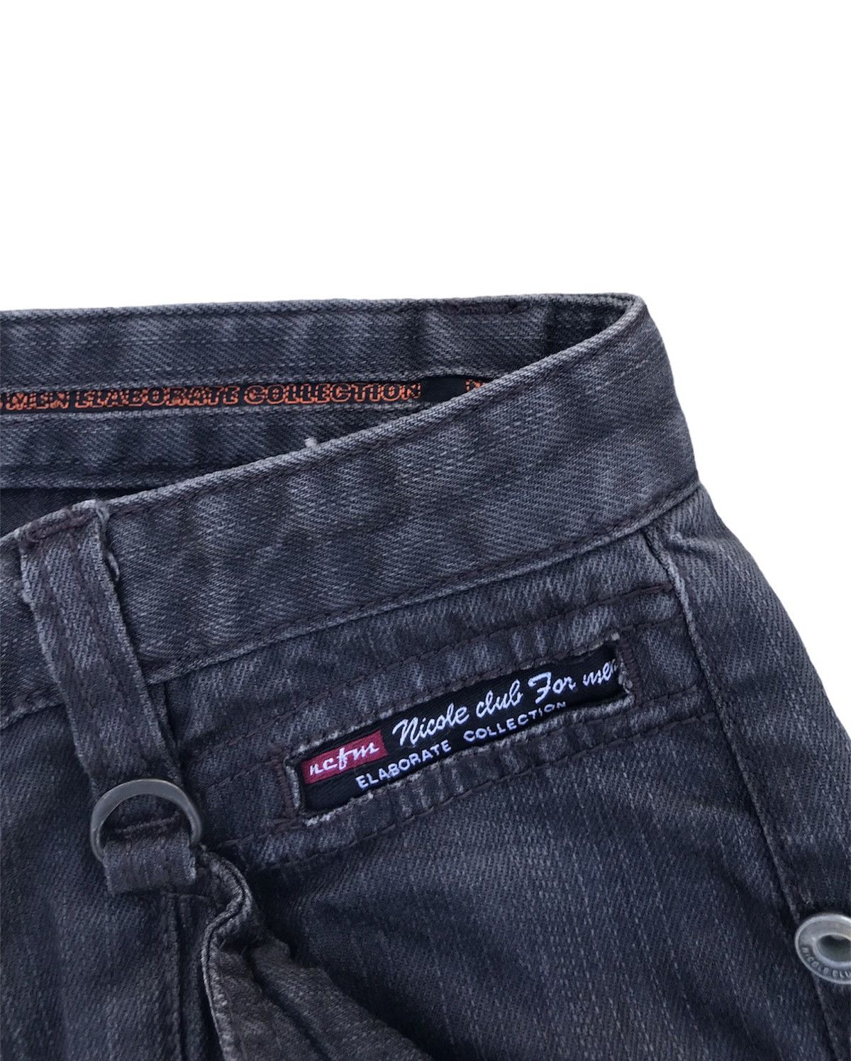 Nicole Club ‼️OFFER ME‼️ Nicole Club for Men Leather Pocket Flared Pants Size US 29 - 11 Thumbnail