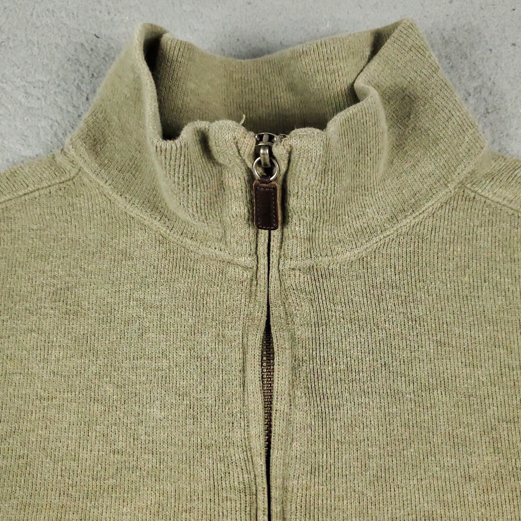 Ralph Lauren Ralph Lauren Beige Mens Large Pony 1/4 Zip Pullover Sweater Casual Long Sleeve Cotton Size US L / EU 52-54 / 3 - 3 Thumbnail