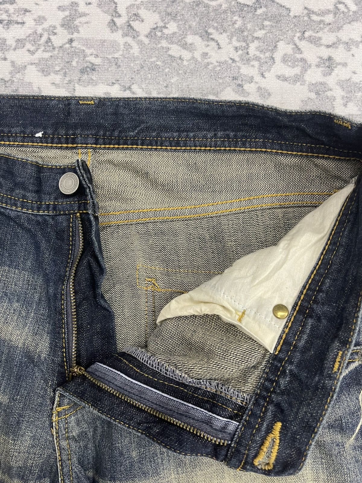 Smith's American Smiths American Ripped Denim Jeans Size US 33 - 7 Thumbnail