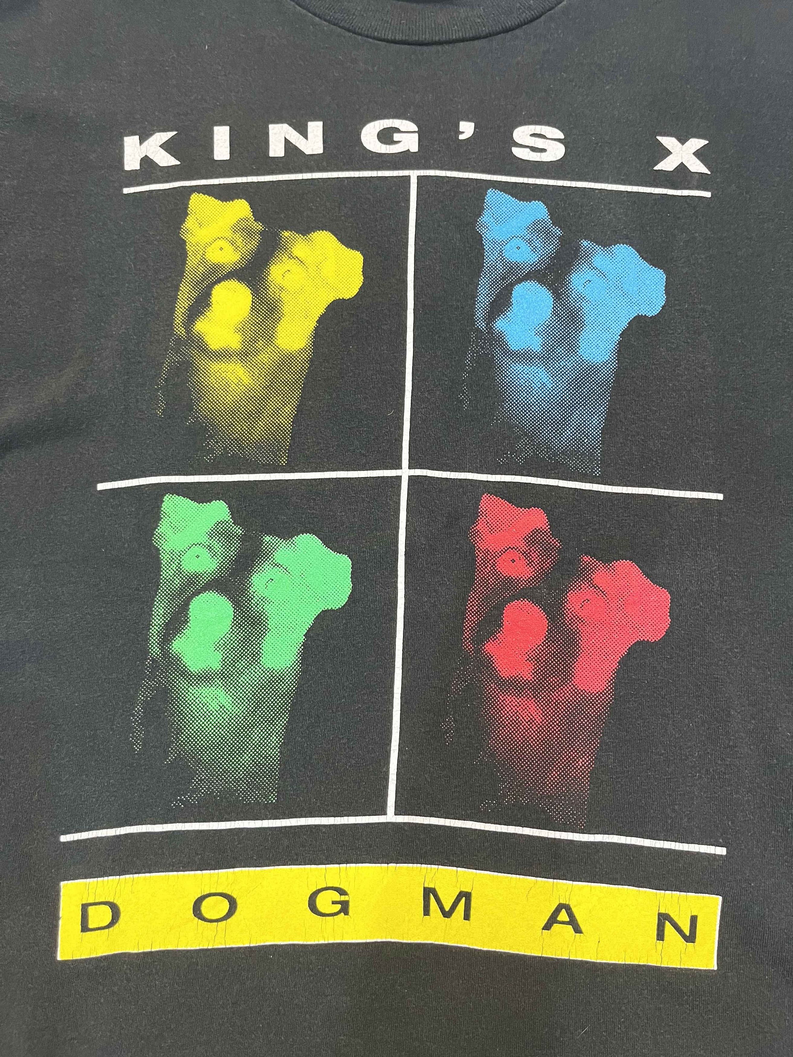 Vintage Vintage 1994 King's X Dogman World Tour Band T-Shirt Size US L / EU 52-54 / 3 - 2 Thumbnail