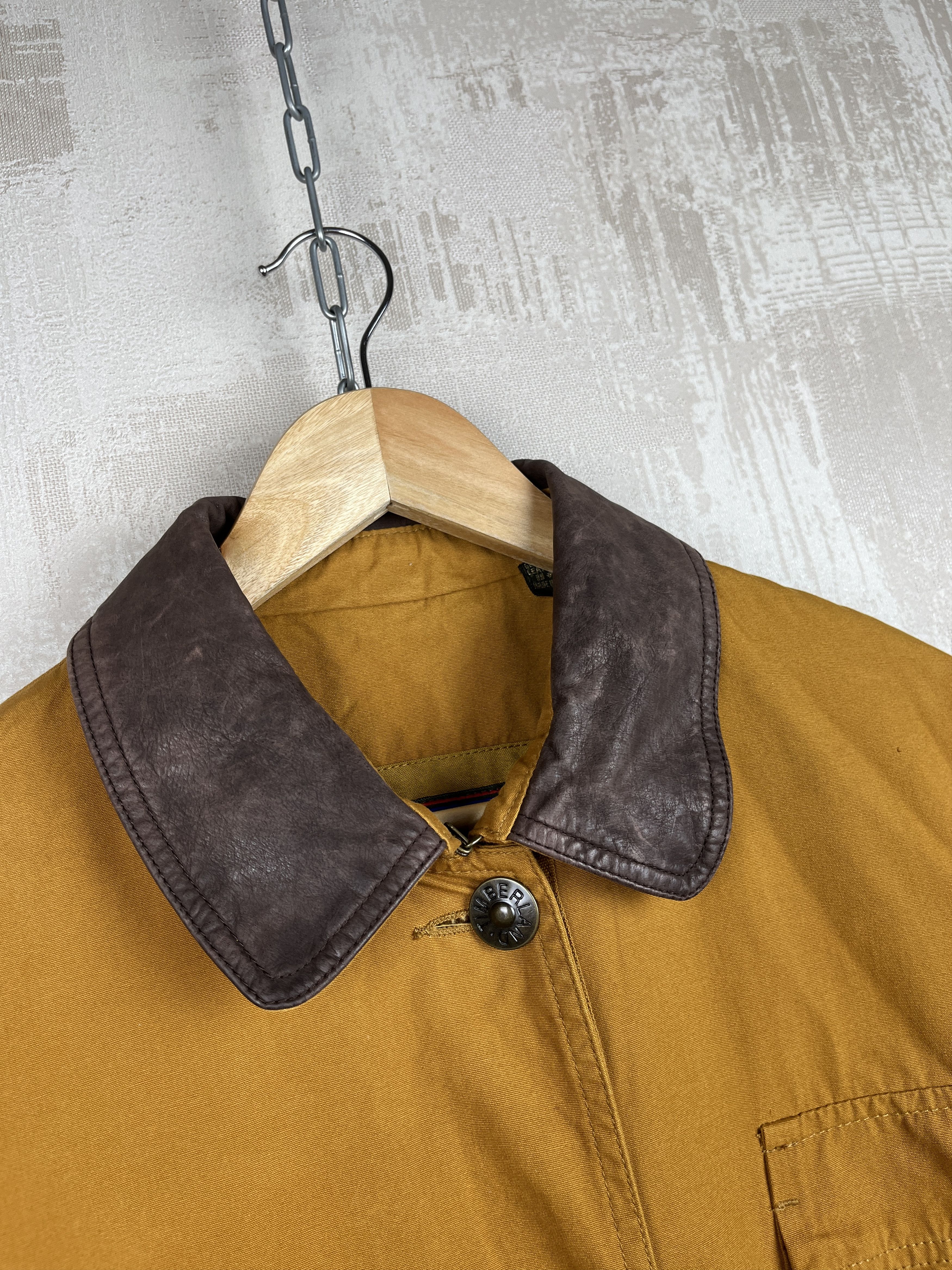 Timberland Timberland Jacket Leather Collar Barn Coat Chore Hunting Size S / US 4 / IT 40 - 4 Thumbnail