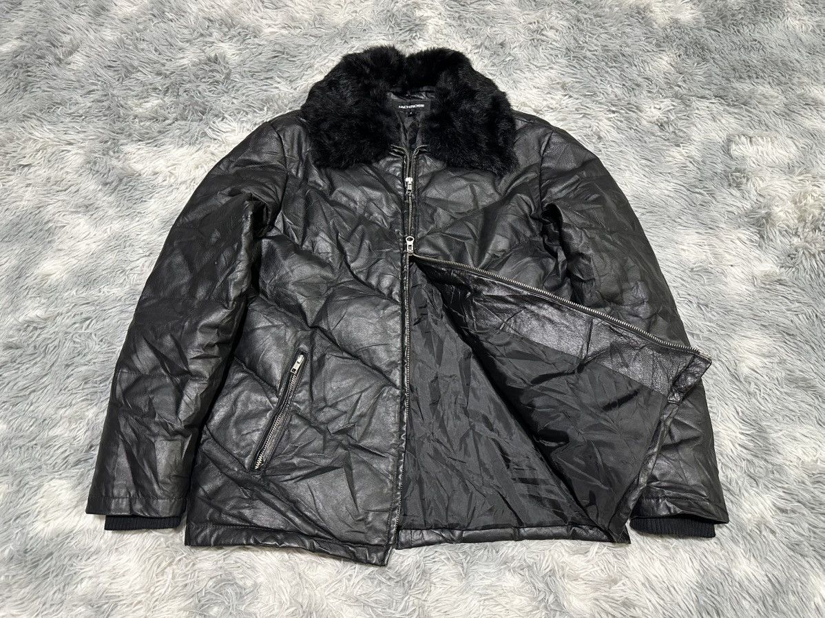 JACKROSE 🔥Y2K Archive Jackrose Fur Collar Pigskin Leather Down Jacket Size US L / EU 52-54 / 3 - 2 Thumbnail