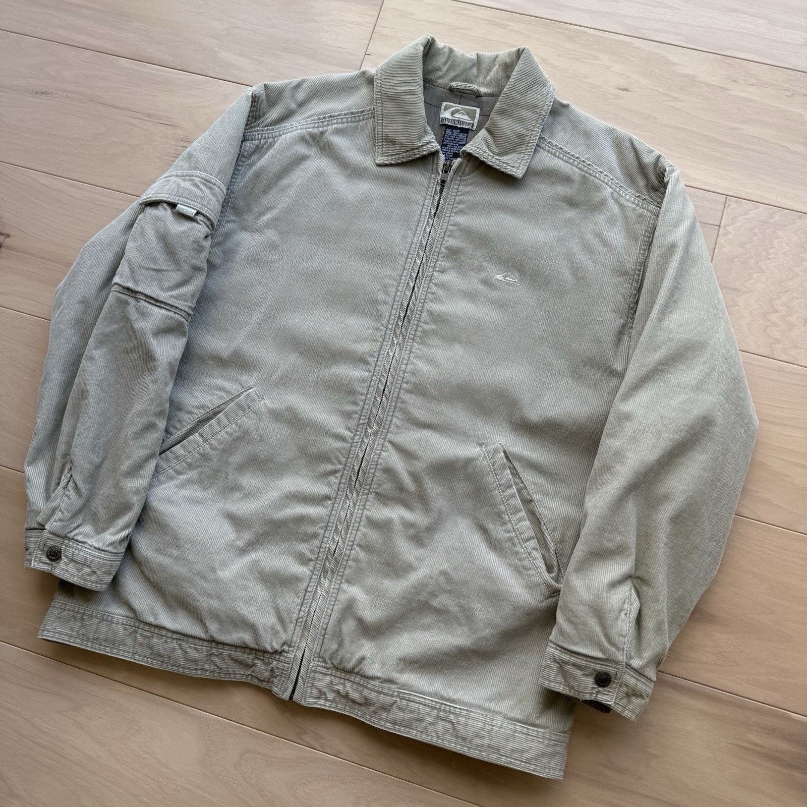 Quiksilver Vintage Quiksilver Jacket Small Gray Khaki Workwear Size US S / EU 44-46 / 1 - 10 Thumbnail