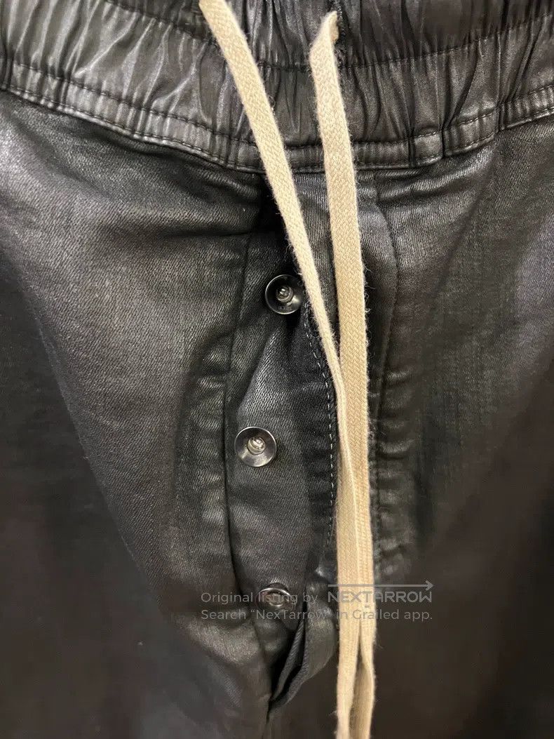 Rick Owens RICK OWENS size M Wax-coated cropped trousers size M Size US 28 / EU 44 - 6 Thumbnail