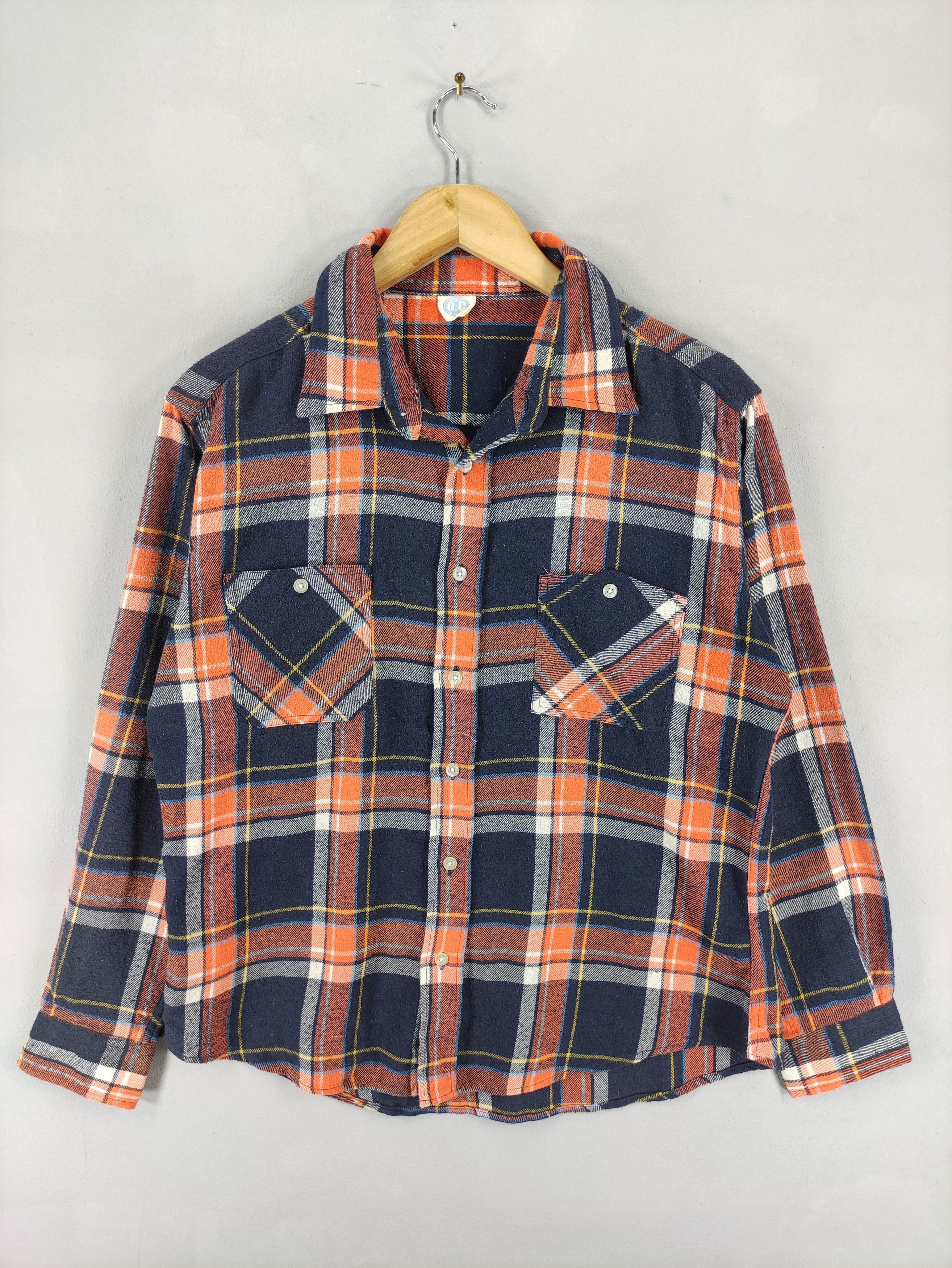 Flannel Vintage Flannel Shirt Button Up By O.c Long Sleeve Size US L / EU 52-54 / 3 - 1 Thumbnail