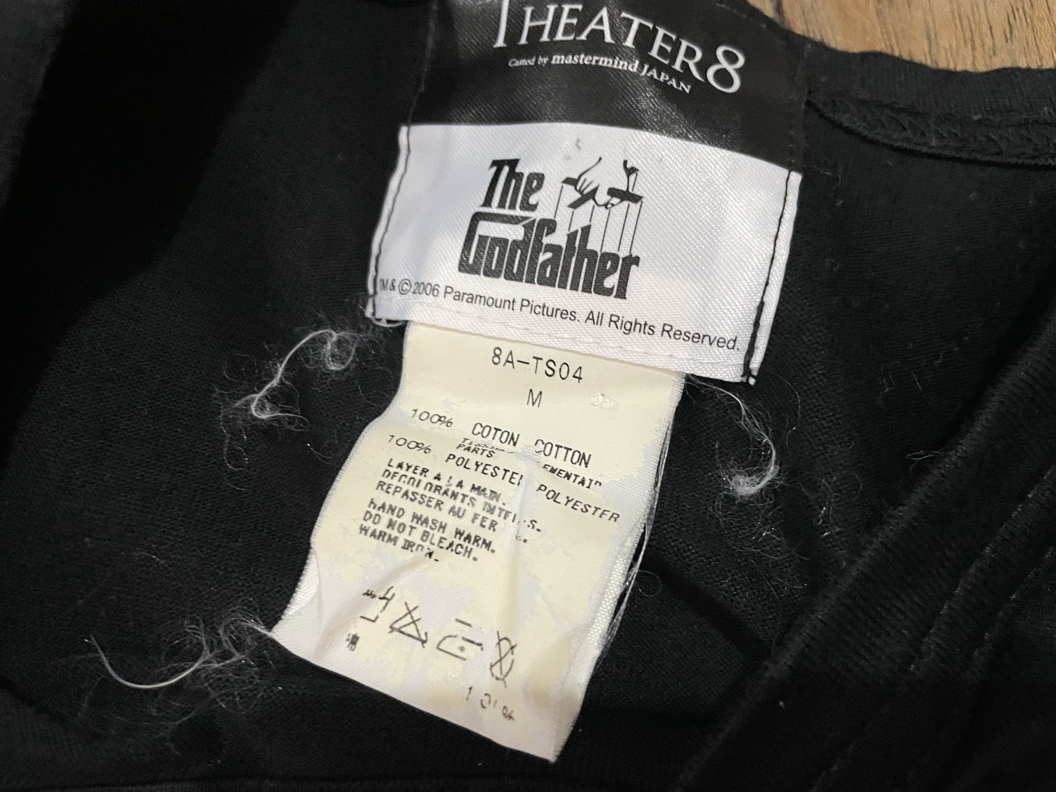Mastermind Japan Mastermind Japan x The GodFather x Theater 8 Movie Tee Size US M / EU 48-50 / 2 - 7 Thumbnail
