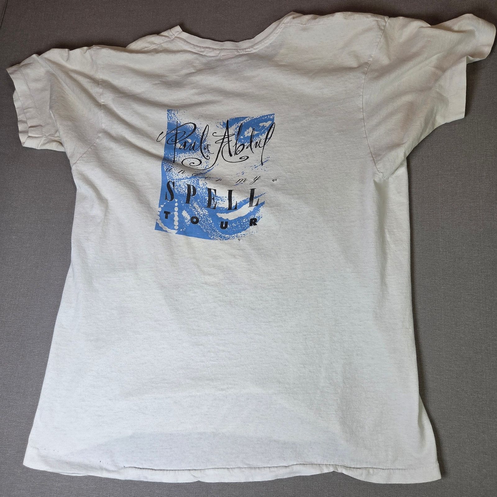 Vintage Paula Abdul 1991 Under My Spell Tour T Shirt XL Size XL / US 12-14 / IT 48-50 - 7 Thumbnail
