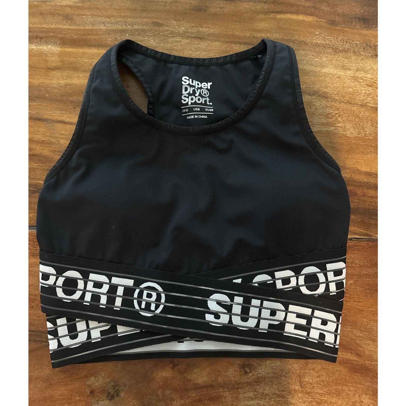 Superdry Superdry Active Core Cross Bra Logo Women's Sports Bra, 6 Size ONE SIZE - 3 Thumbnail