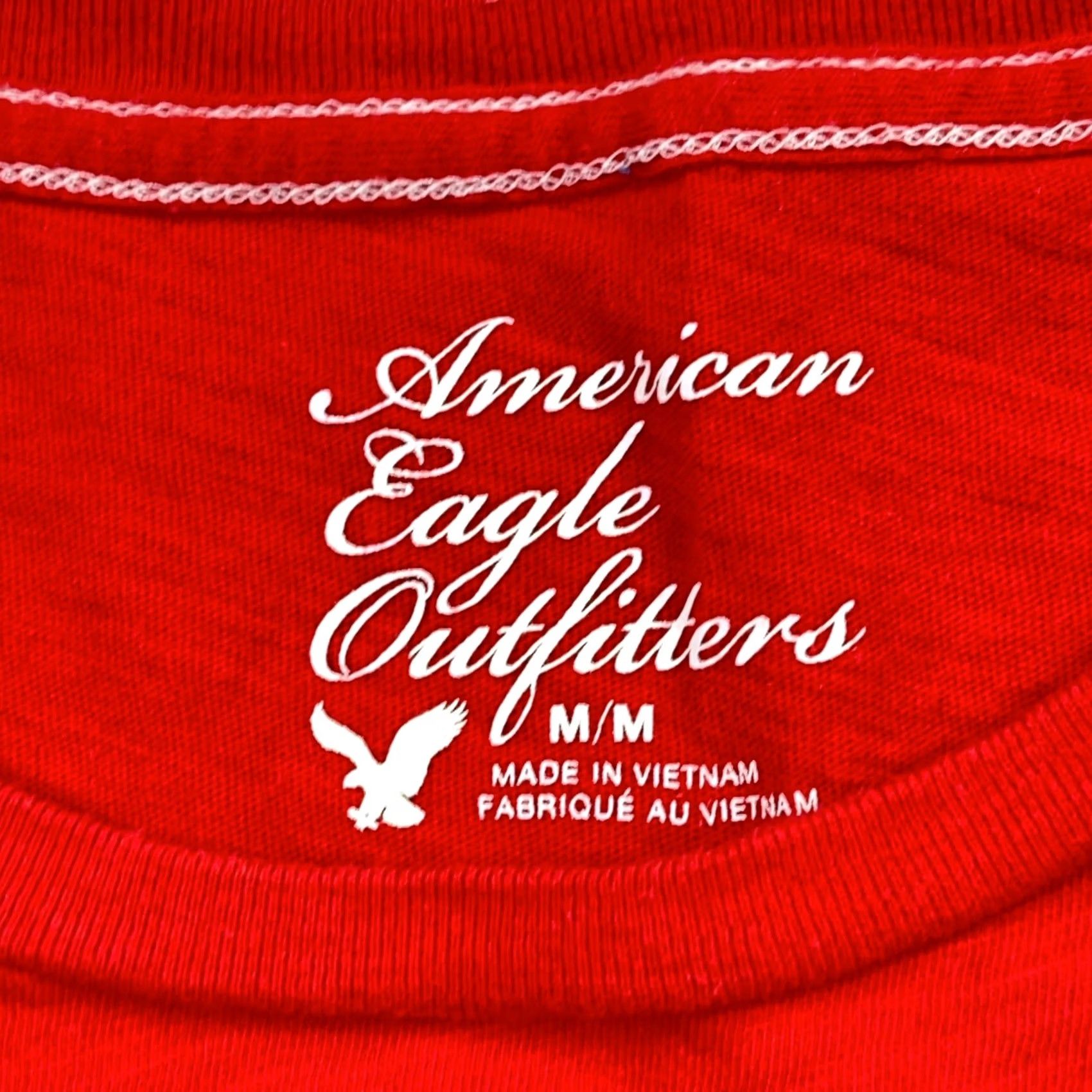 American Eagle Outfitters VINTAGE American Eagle Outfitters Shirt Women M Red I Love Tokyo 2000s Size M / US 6-8 / IT 42-44 - 3 Thumbnail