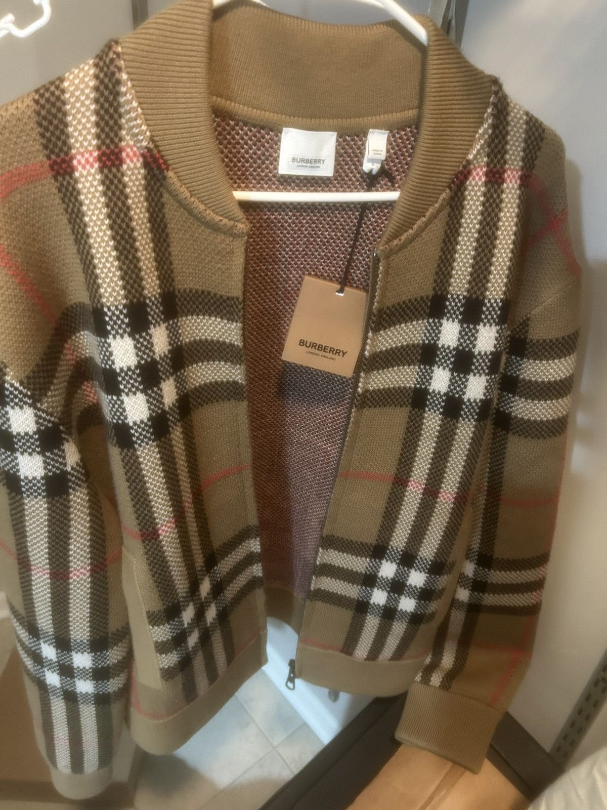 Burberry Burberry Cashmere Bomber Jacket Size US S / EU 44-46 / 1 - 5 Thumbnail
