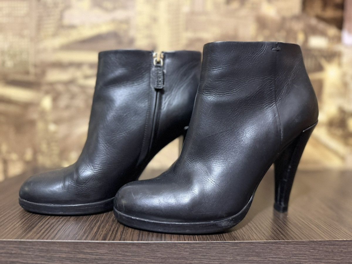 Gucci Gucci Black Leather Block Ankle Boots Size 35 1/2 Size US 5.5 / IT 35.5 - 1 Thumbnail