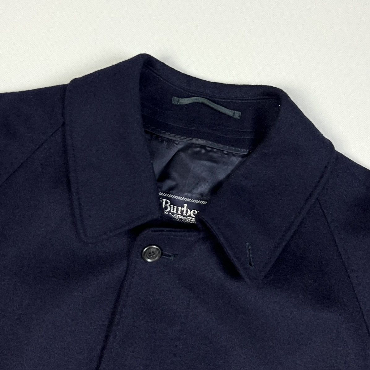 Burberry × Vintage Vintage Auth Men’s BURBERRYS Logo Wool Luxury Coat Jacket Size US M / EU 48-50 / 2 - 8 Thumbnail