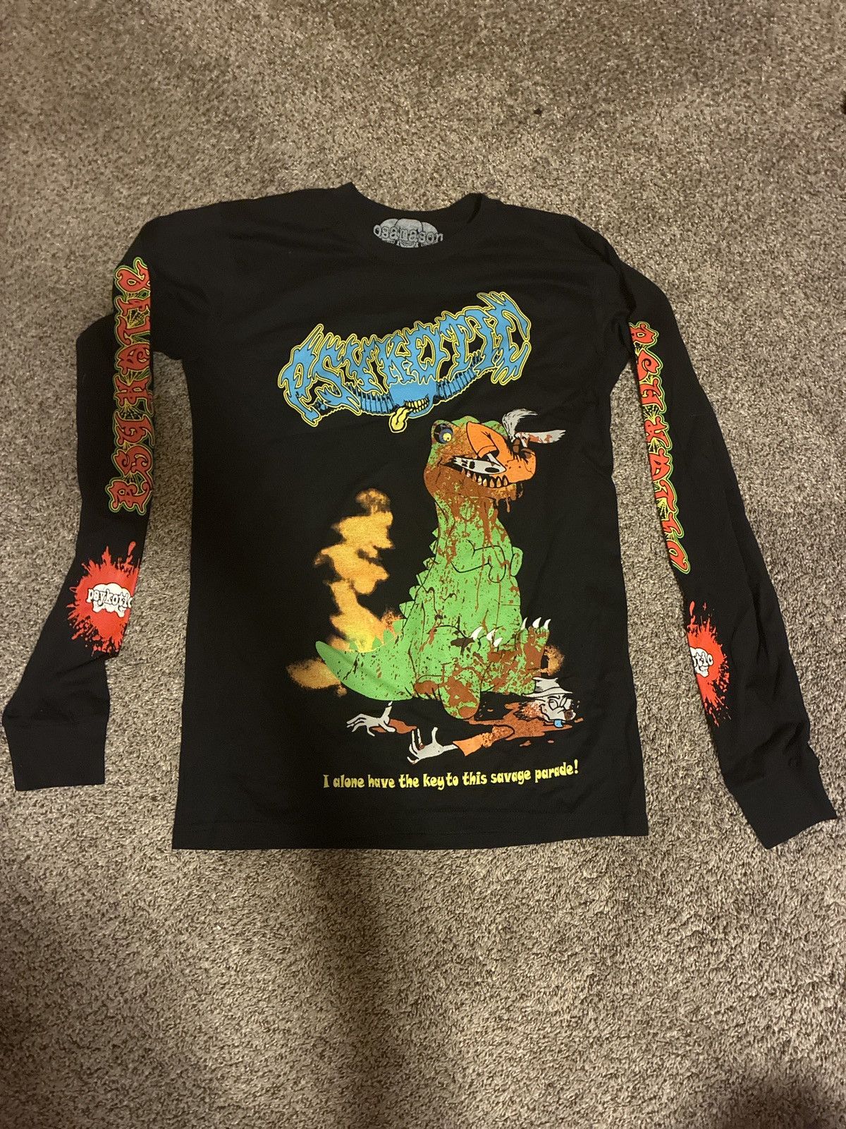 Ken Carson Osomason gore trex long sleeve, psychotic merch drop Size US S / EU 44-46 / 1 - 1 Thumbnail