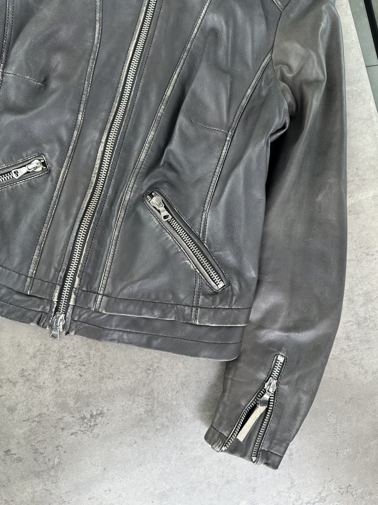 Japanese Brand Vintage Leather Jacket Size S / US 4 / IT 40 - 5 Thumbnail