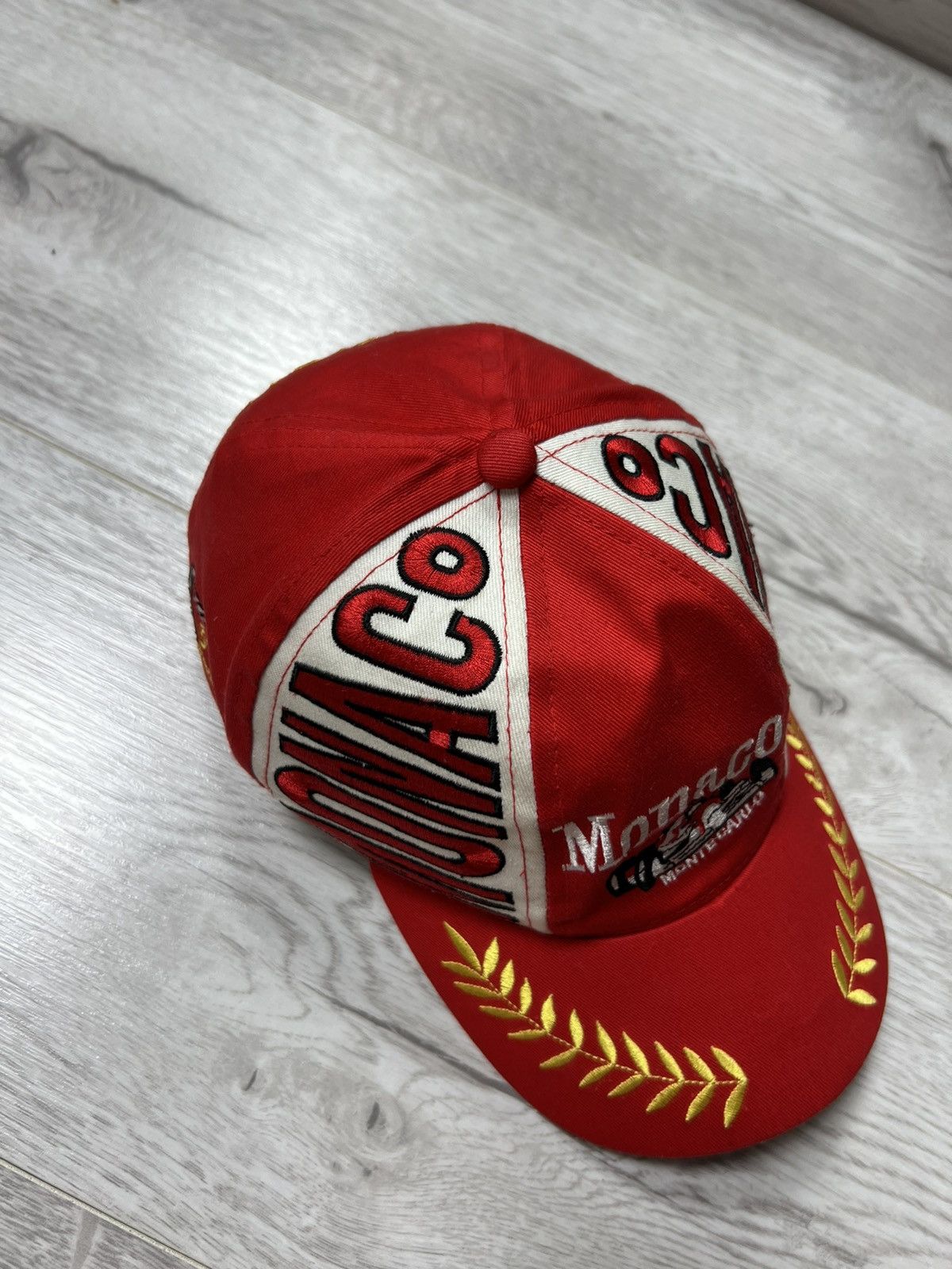 Formula 1 × Vintage Vintage Monaco Montecarlo Formula 1 Motorsport Y2K Style Cap Size ONE SIZE - 8 Thumbnail