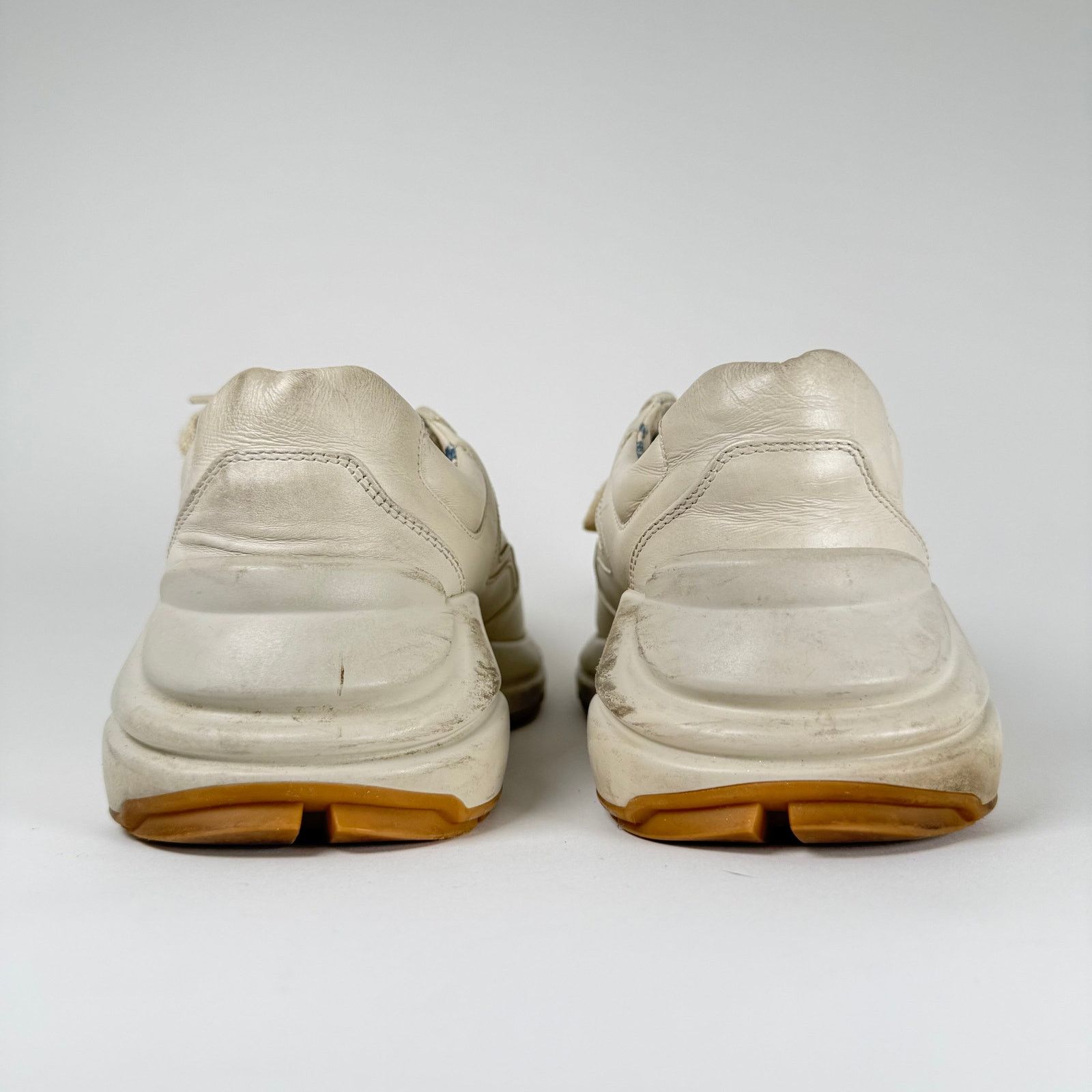 Gucci Gucci Rainbow Logo Cream Rython Sneaker Size GG 8.5 Size US 10 / IT 40 - 7 Thumbnail