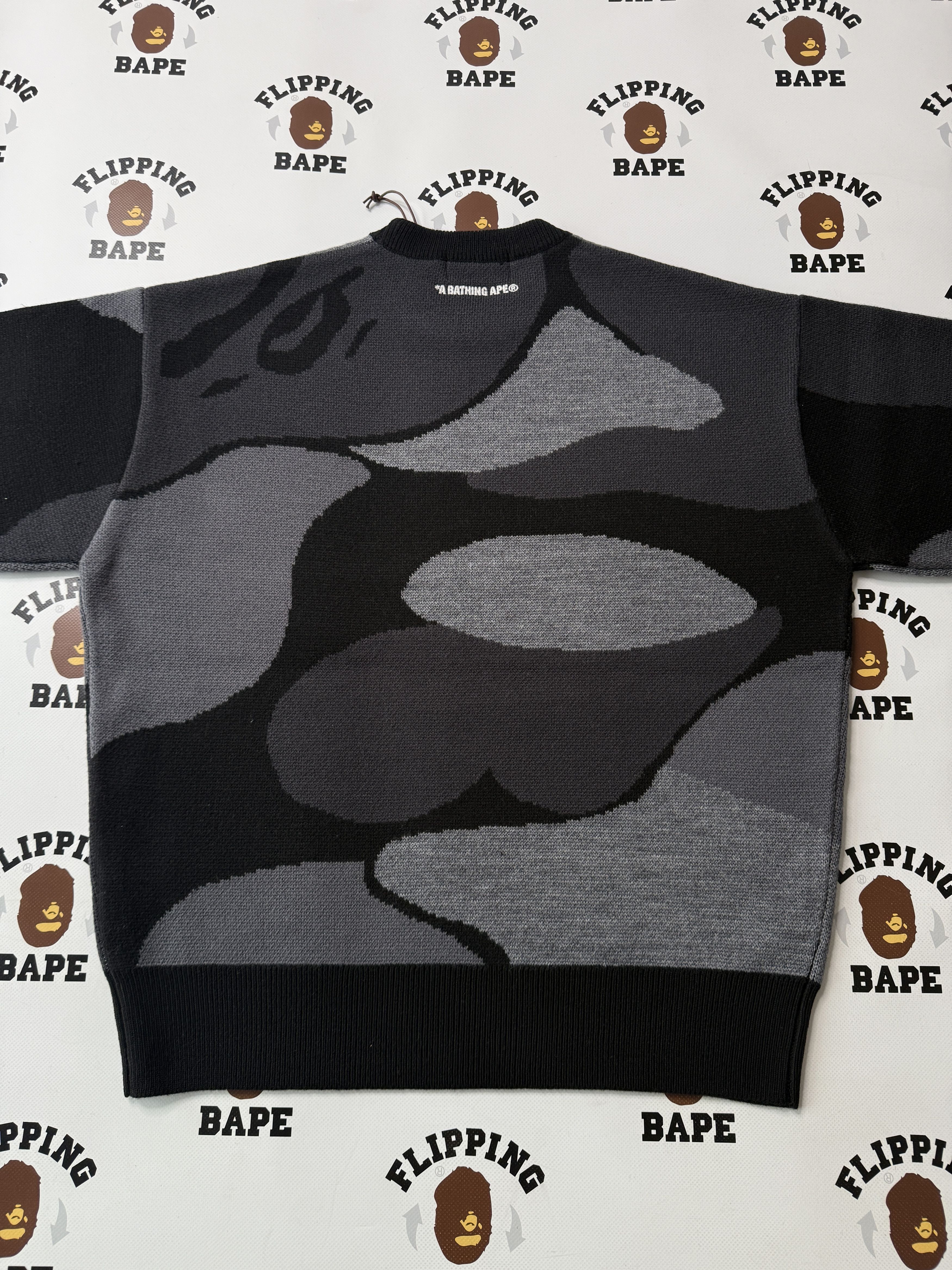 Bape BAPE MEGA ABC CAMO KNIT CREWNECK SWEATSHIRT Size US XL / EU 56 / 4 - 5 Thumbnail