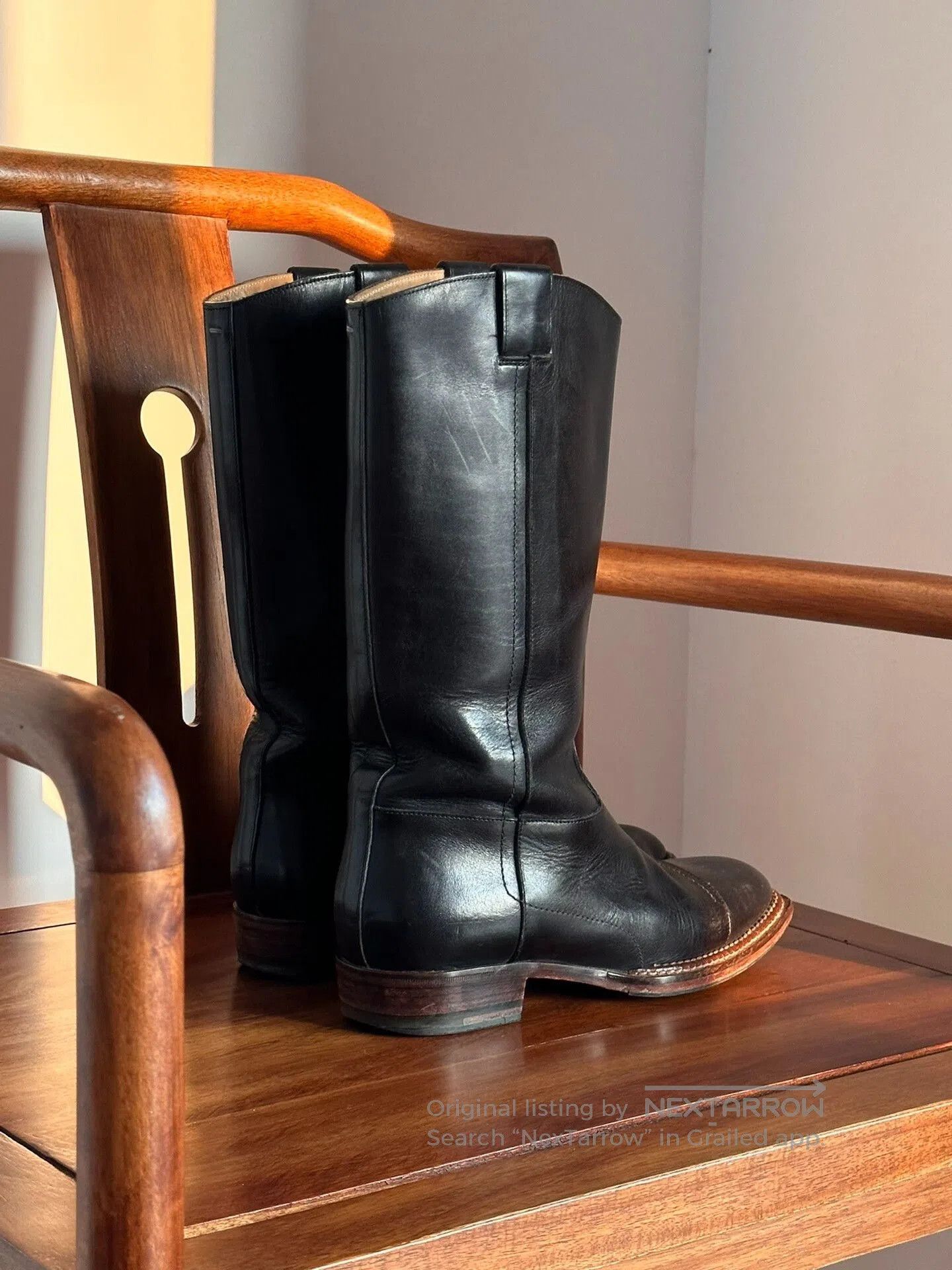 Maison Margiela Maison Martin Margiela Black Cowboy Boots. Size US 5 / IT 35 - 2 Thumbnail