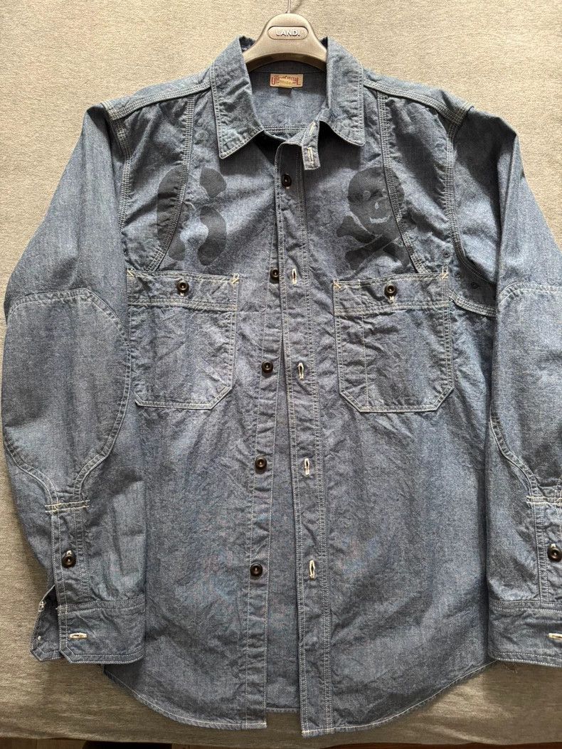 Freewheelers Skeleton printed shirt