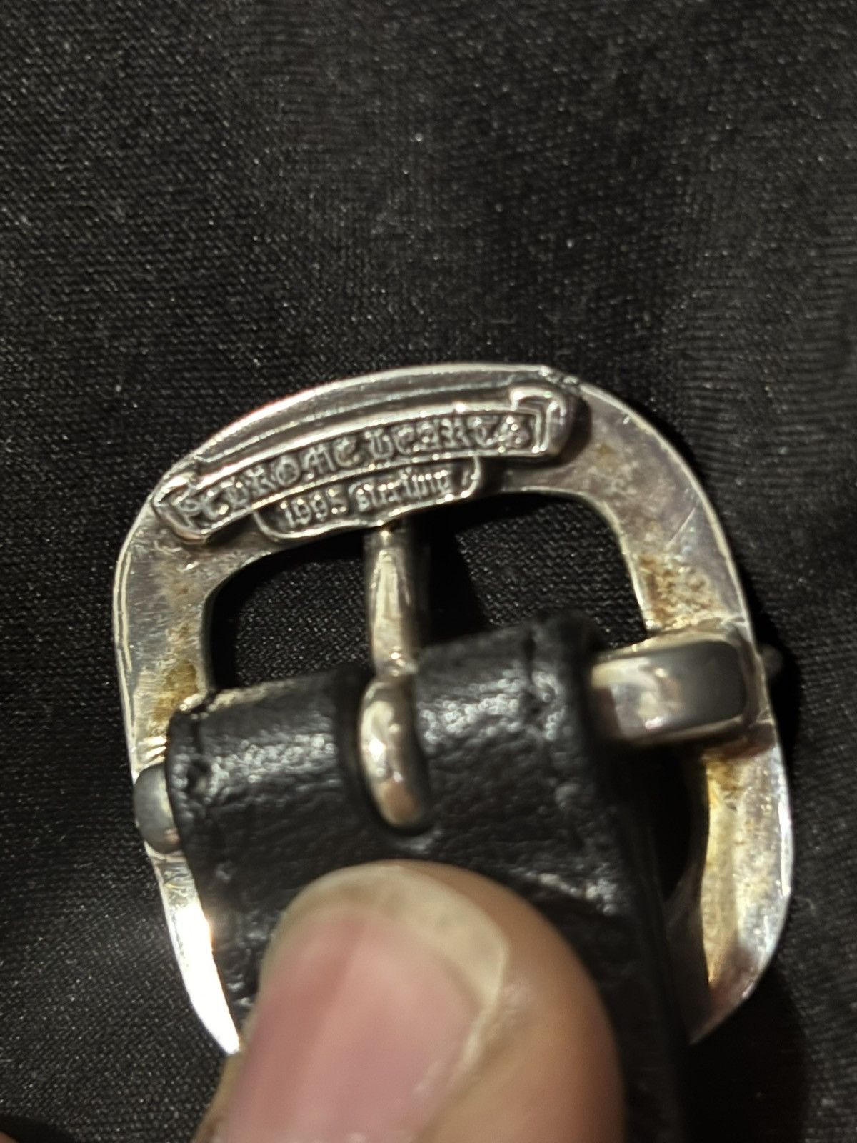 Chrome Hearts Leather Cross Bracelet Size ONE SIZE - 13 Thumbnail
