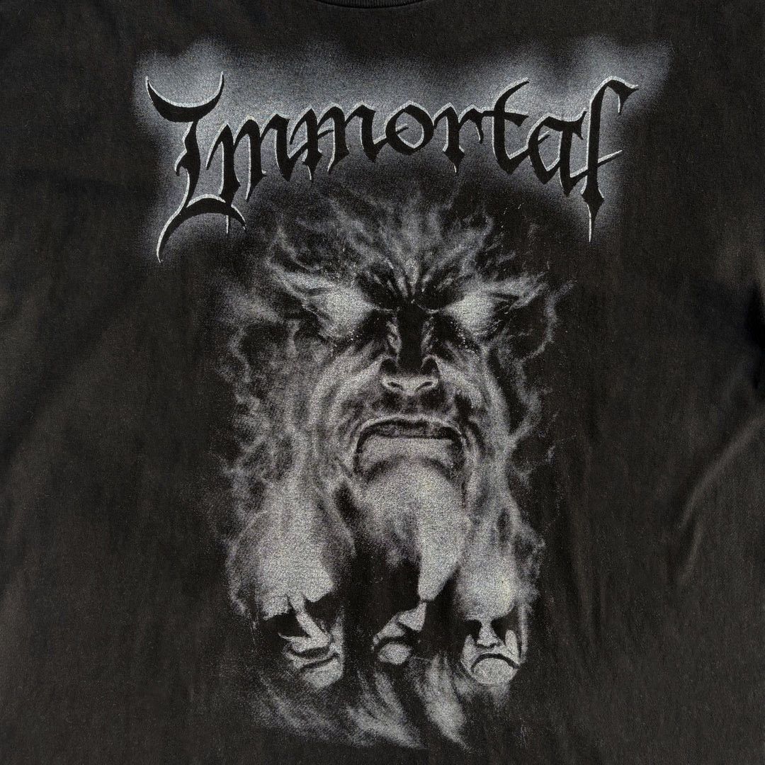 Band Tees Immortal 1998 90s Vintage Unholy Forces Evil Band T-Shirt Size US XL / EU 56 / 4 - 3 Thumbnail