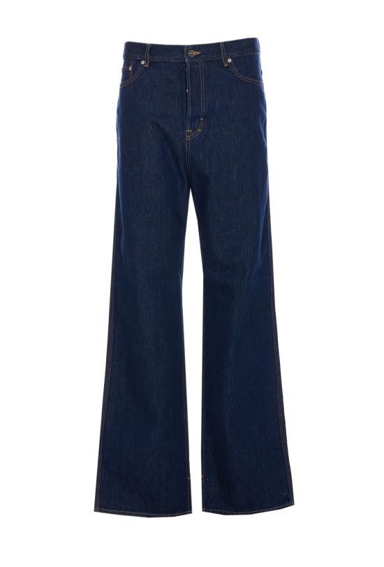 Gucci GUCCI Men Straight Pants 815629 XDC6V4759 Blue Size US 34 / EU 50 - 1 Thumbnail