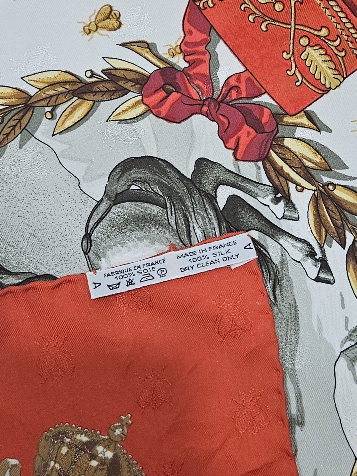 Hermes Hermes Napoleon by Phillipe Ledoux Silk Scarf Size ONE SIZE - 7 Thumbnail
