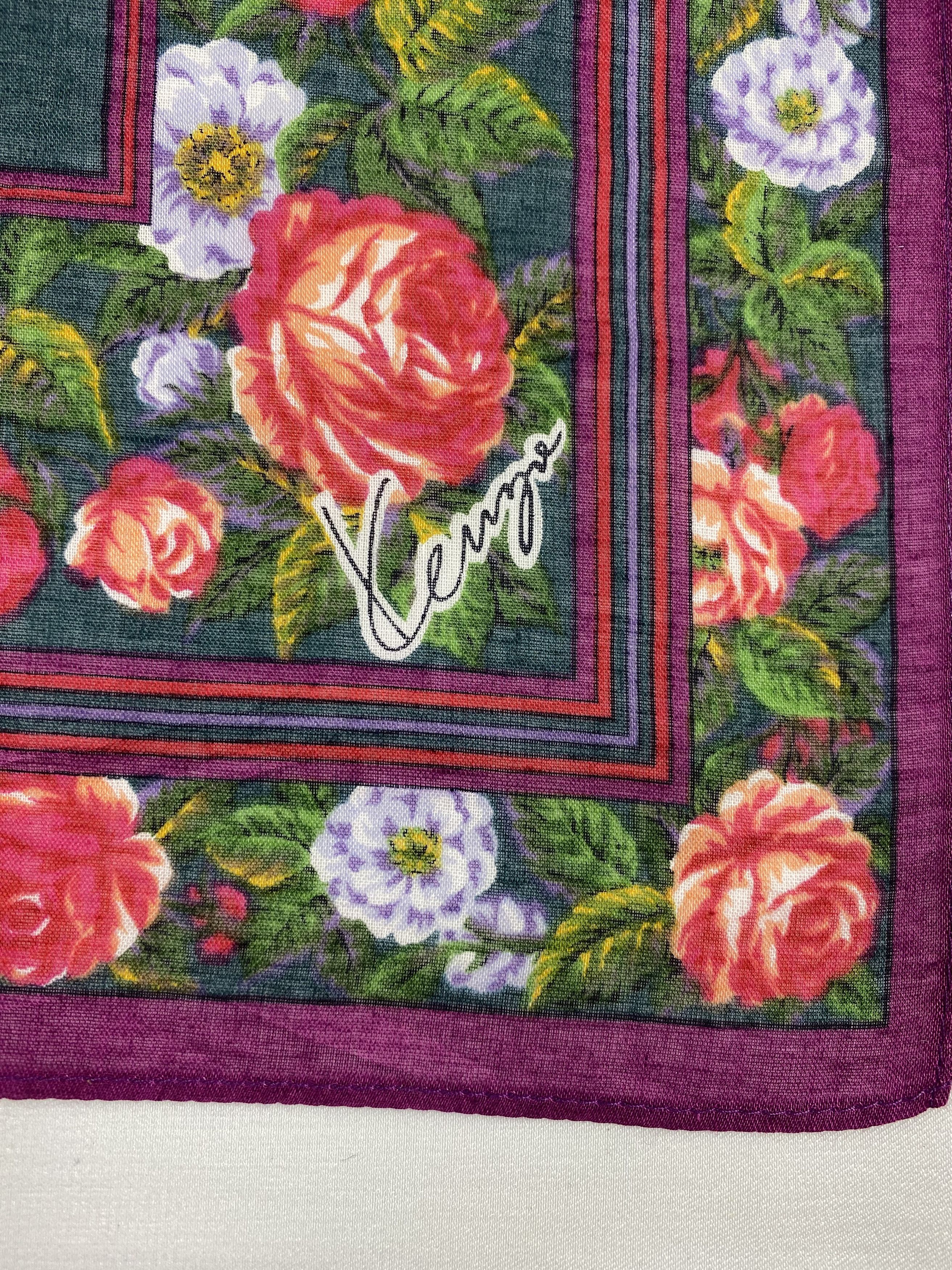 Kenzo × Vintage Kenzo Handkerchief / Bandana / Neckerchief Size ONE SIZE - 5 Thumbnail
