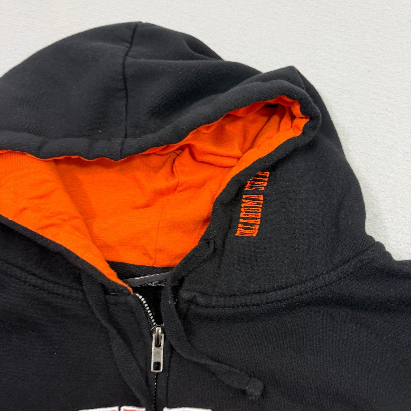 Vintage Vintage Oklahoma State Cowboys Full Zip Hoodie Men's 2XL Size US XXL / EU 58 / 5 - 3 Thumbnail