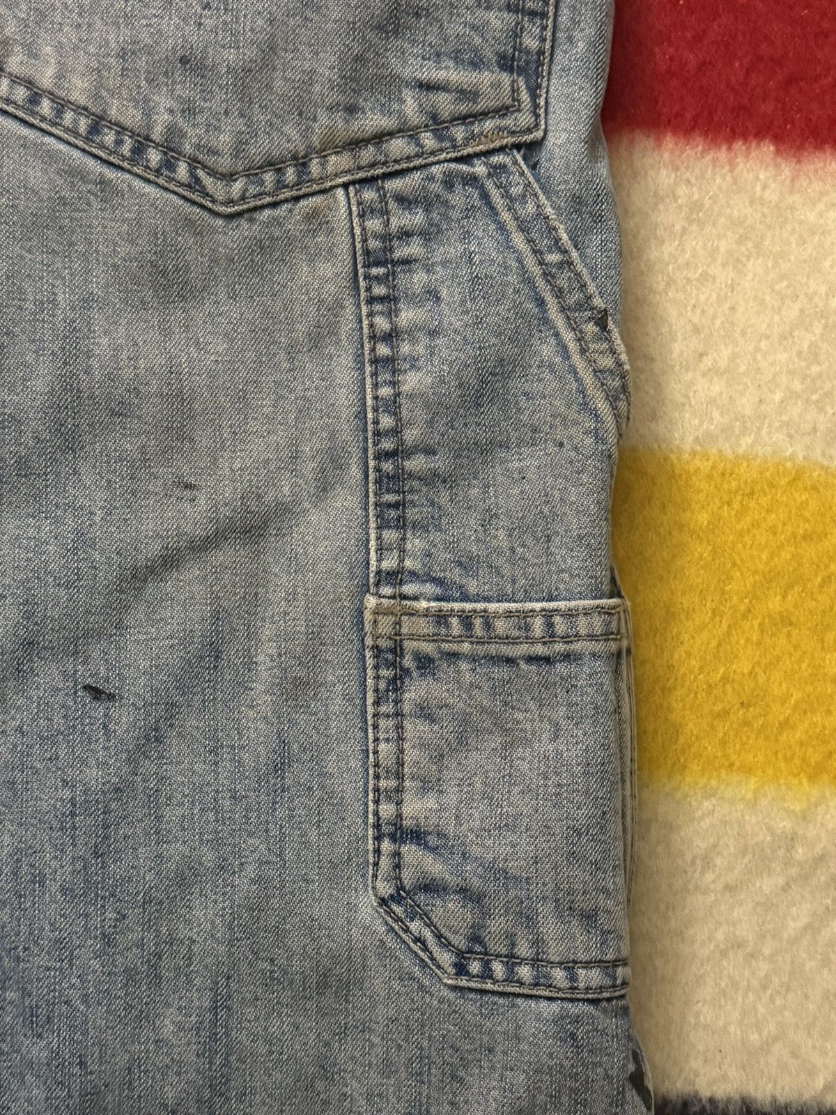 Levi's Levi’s Painter Paint Splatter Helmut Lang Style Mud Jeans Size US 34 / EU 50 - 11 Thumbnail