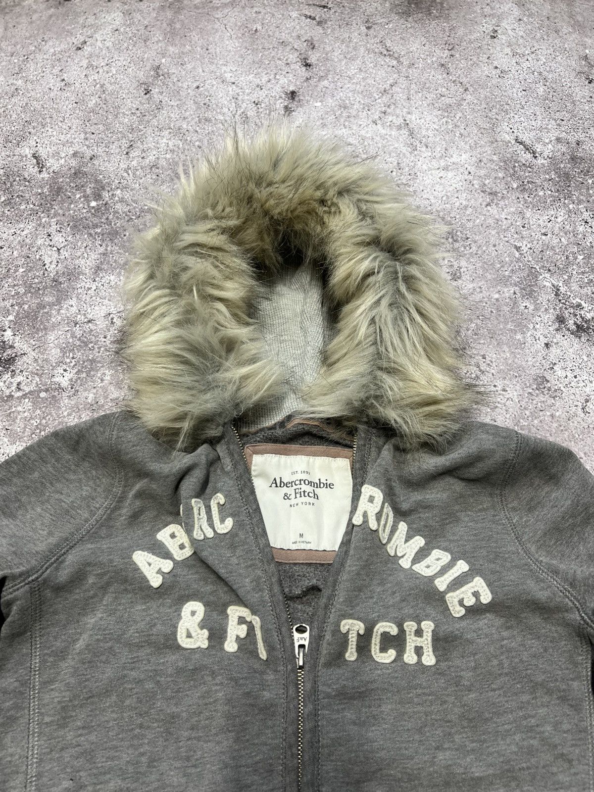 Abercrombie & Fitch Y2K Vintage Abercrombie Fur Hoodie Lgb if6was9 style Size M / US 6-8 / IT 42-44 - 7 Thumbnail