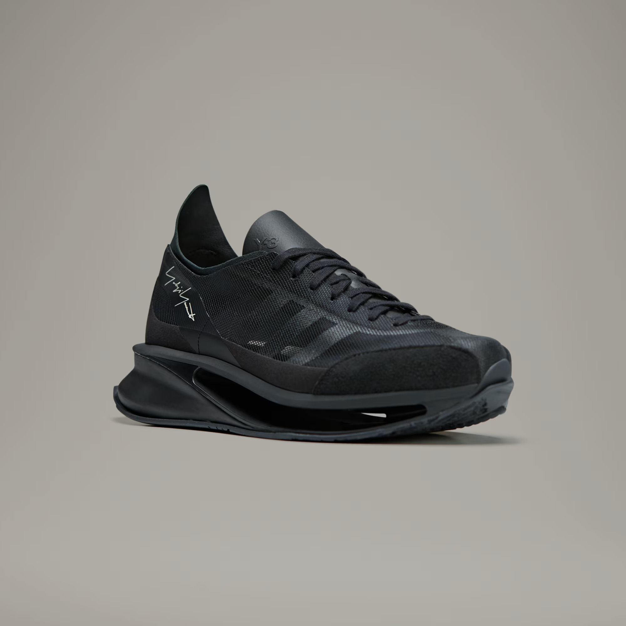 Adidas × Y-3 o1mle0426 Unisex Gendo Run Low-Top Sneakers in Black Size US 11.5 / EU 44-45 - 4 Thumbnail
