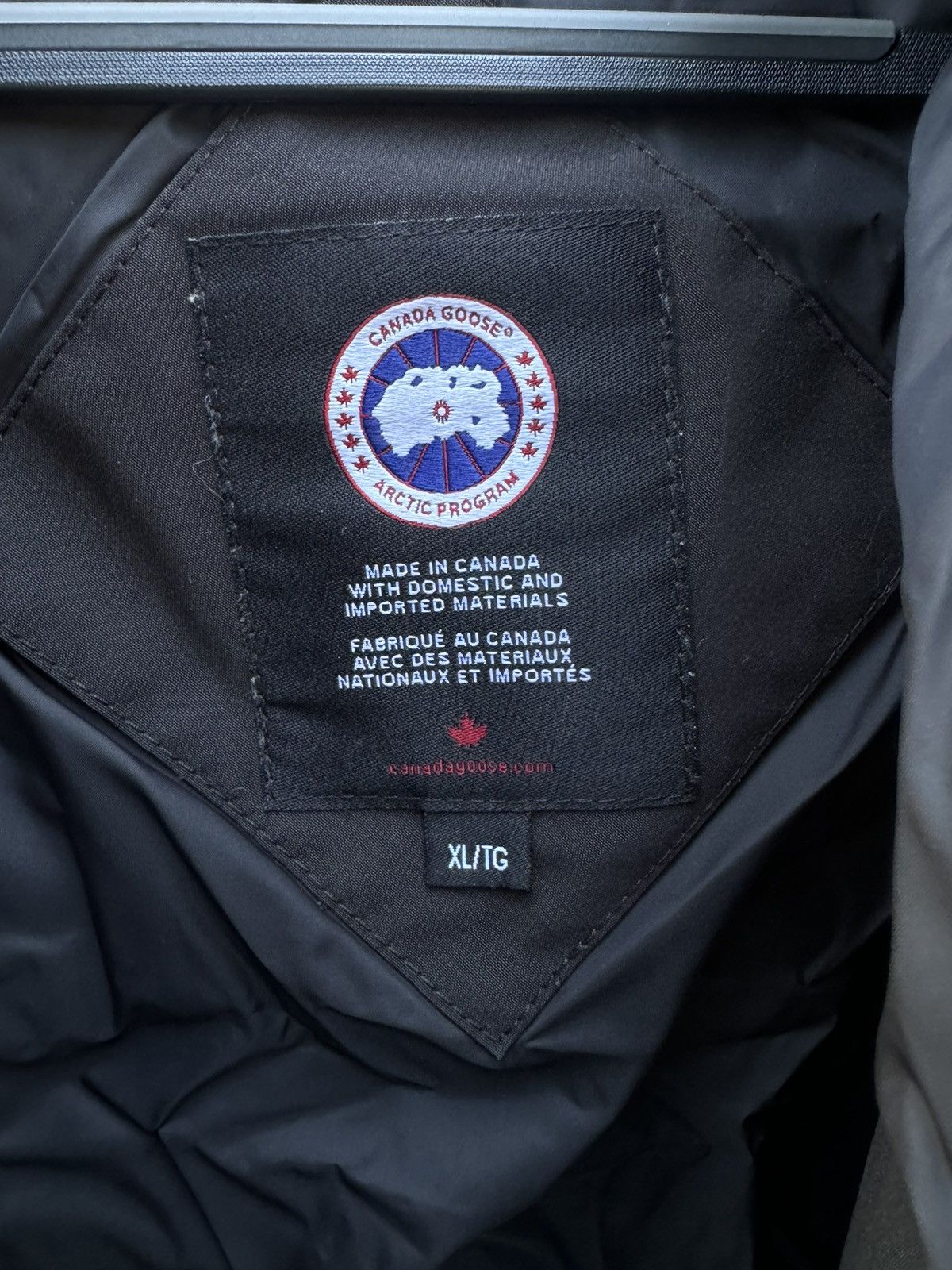 Canada Goose Black Canada Goose Men's Parka with Fur Trim Hood - [XL] Size US XL / EU 56 / 4 - 9 Thumbnail