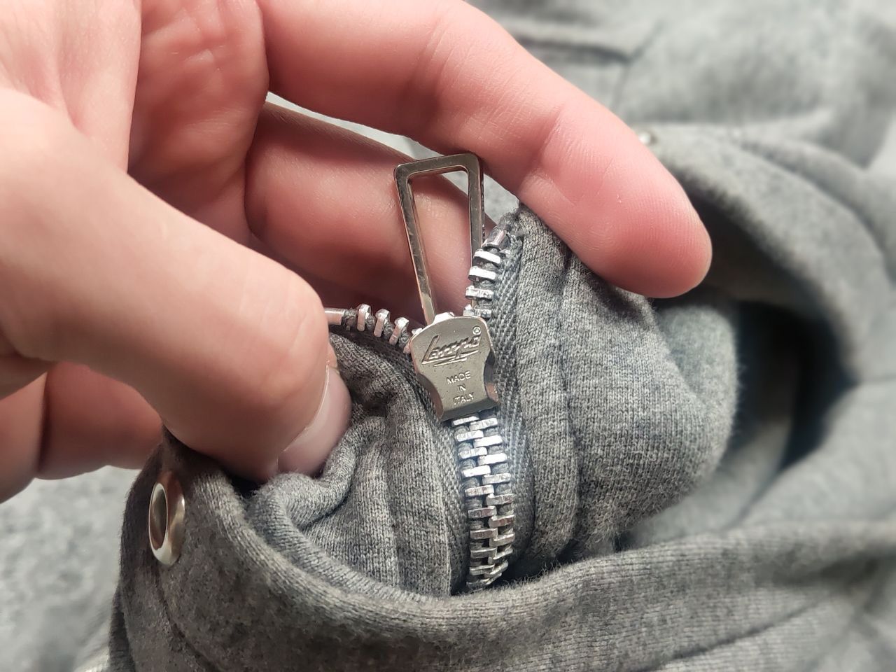 Paul Smith Paul Smith Design Grey Zip Zebra Logo Hoodie Sweatshirt Size US L / EU 52-54 / 3 - 16 Thumbnail
