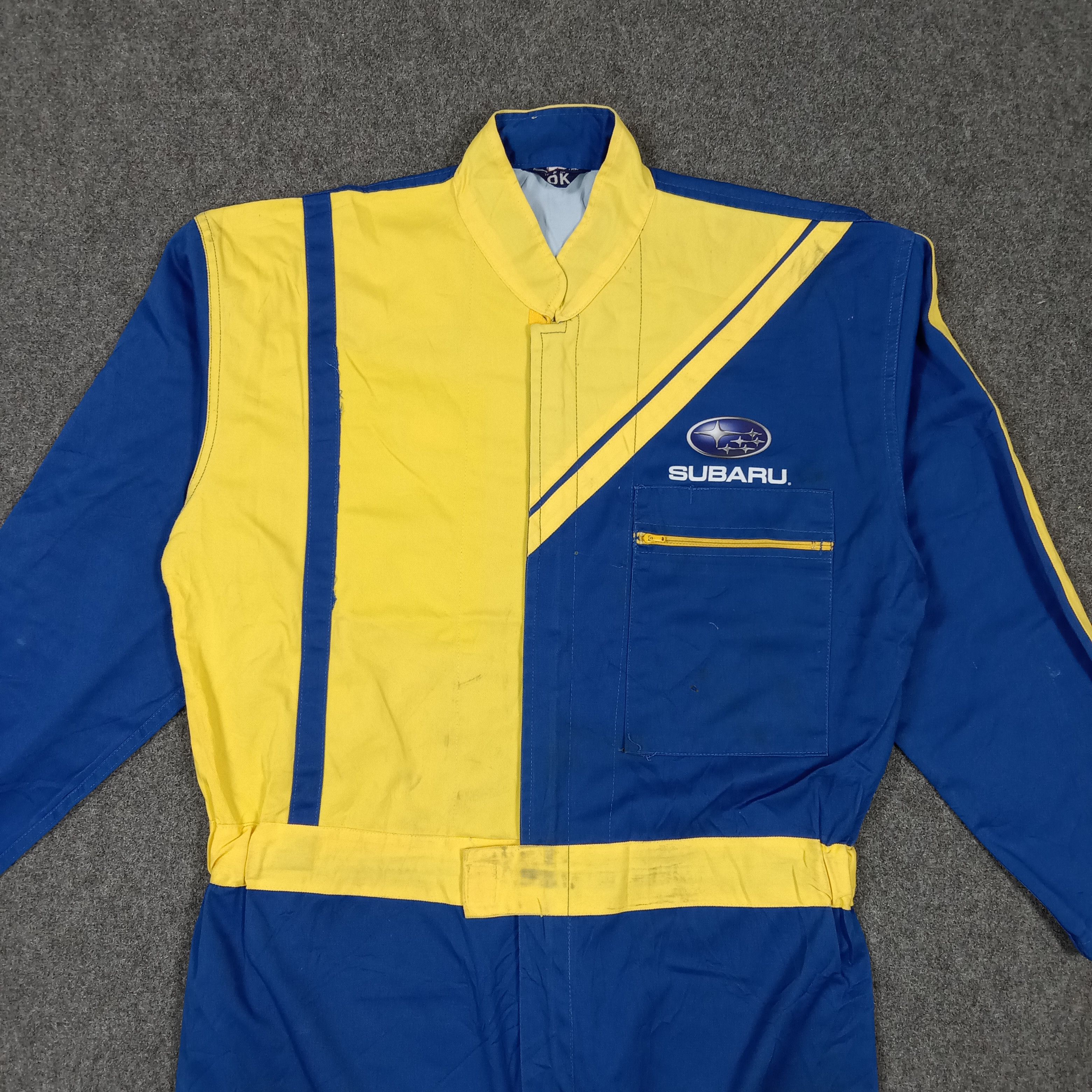 Japanese Brand Subaru Rally Team Motorsports Coverall Jacket C274N6 Size US L / EU 52-54 / 3 - 6 Thumbnail