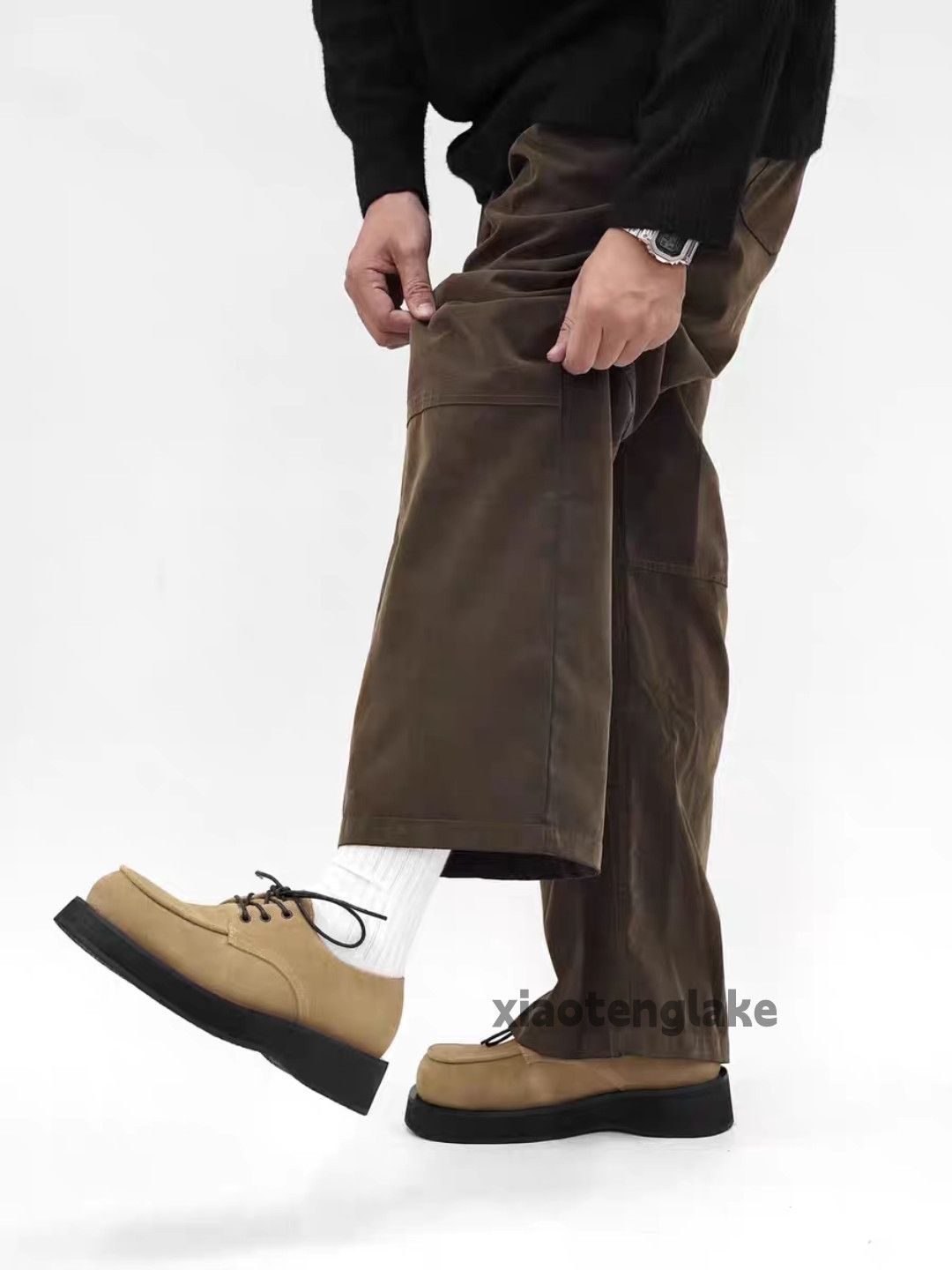 Vintage Unisex outdoor utility thick sole yuppie y2k boots shoes Size US 6 / EU 39 - 4 Thumbnail