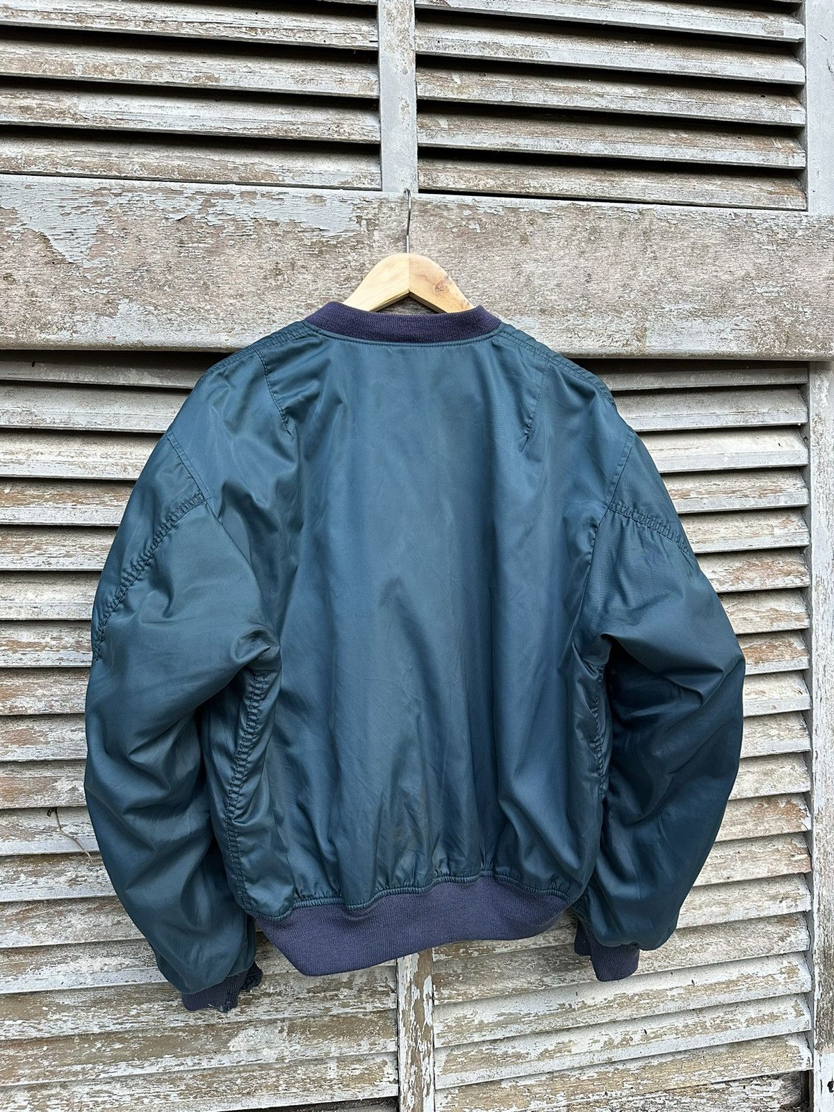 Vintage 🪖Vintage MA-1 Man Intermediate Upright Bomber Jacket Size US M / EU 48-50 / 2 - 9 Thumbnail