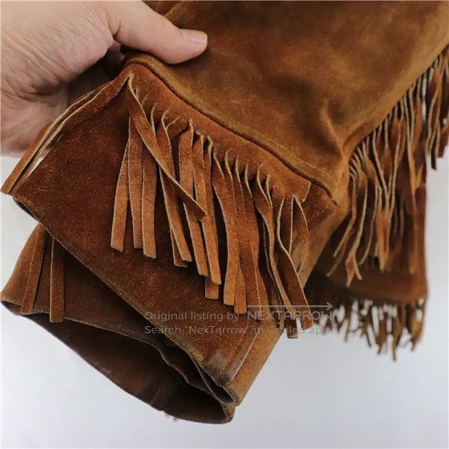Schott Schott Suede tassel leather coat Size US M / EU 48-50 / 2 - 4 Thumbnail