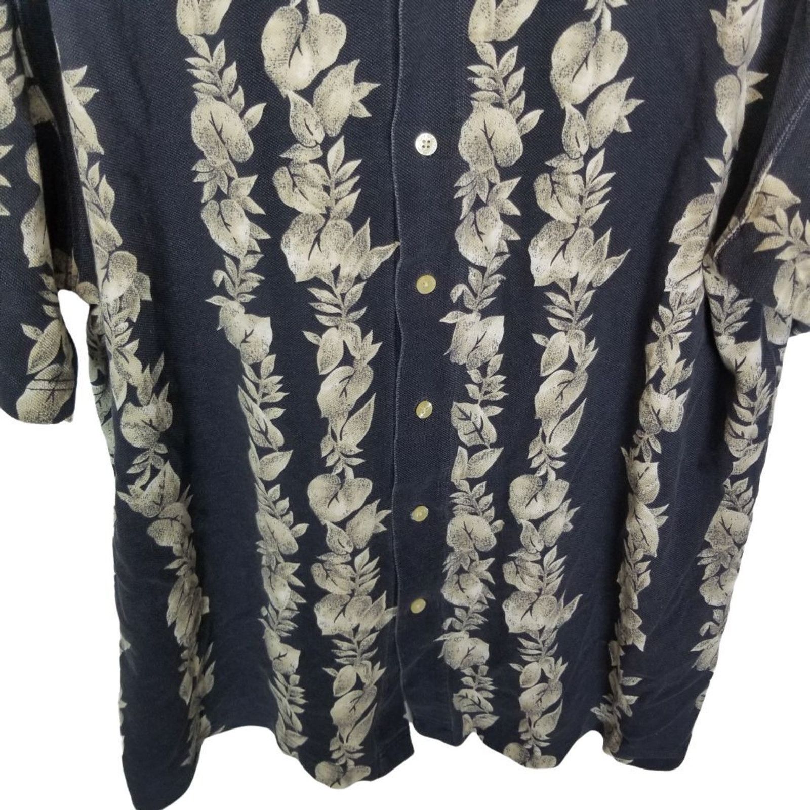 Chaps Ralph Lauren Vintage Ralph Lauren Chaps Floral Striped Hawaiian Shirt XL Size US XL / EU 56 / 4 - 3 Thumbnail