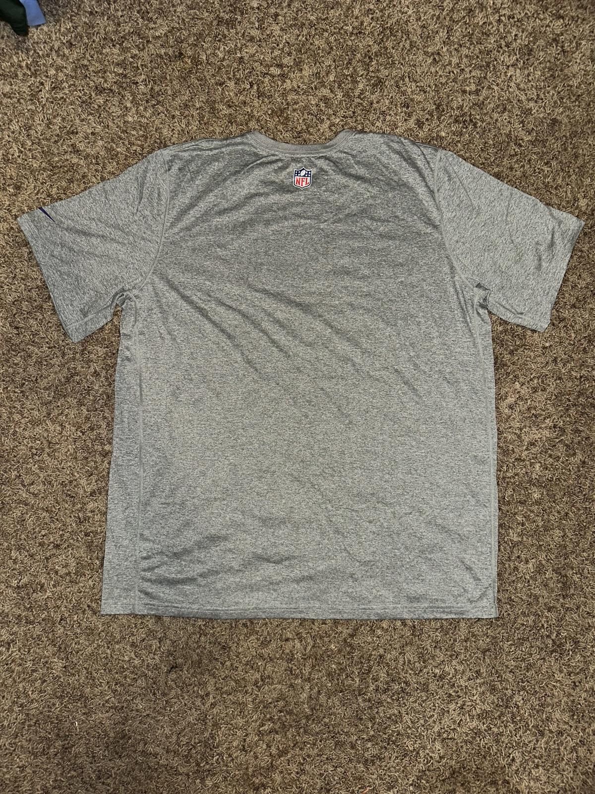 Nike Nike Men’s NFL Baltimore Ravens Icon Texture Logo On-Field T-Shirt Size US XXL / EU 58 / 5 - 3 Thumbnail
